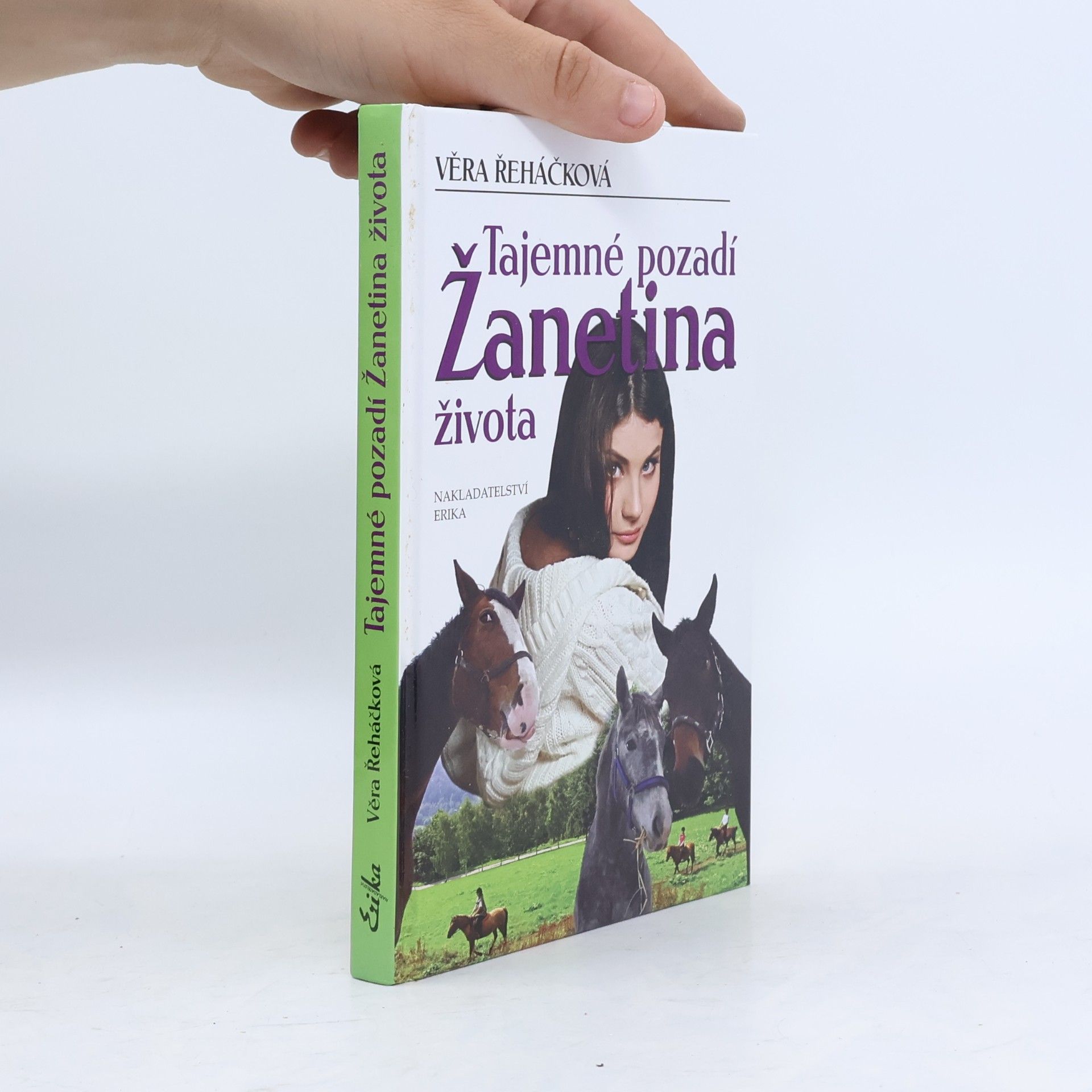 Věra Řeháčková Tajemné pozadí Žanetina života : dívčí román