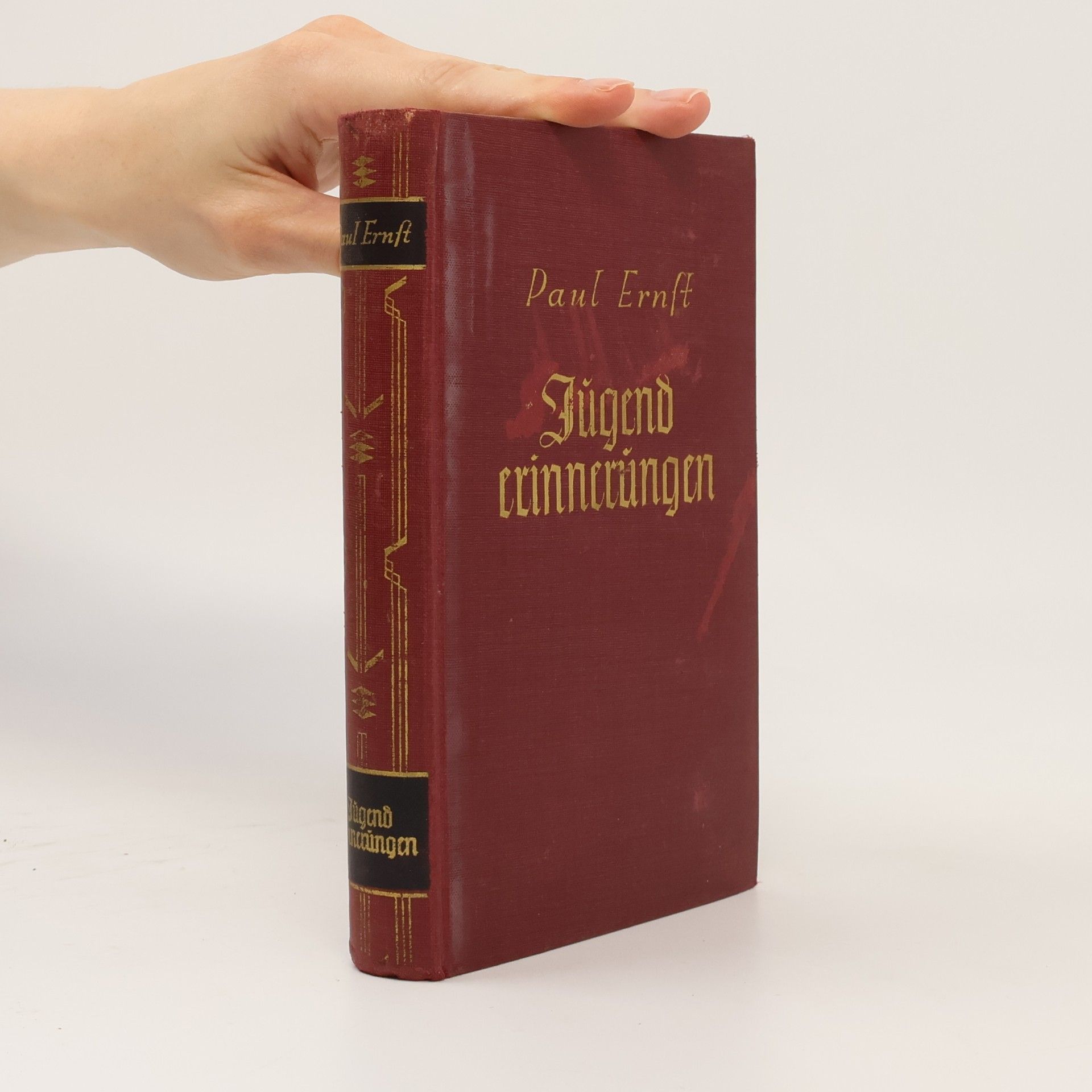 Paul Ernst Jugenderinnerungen