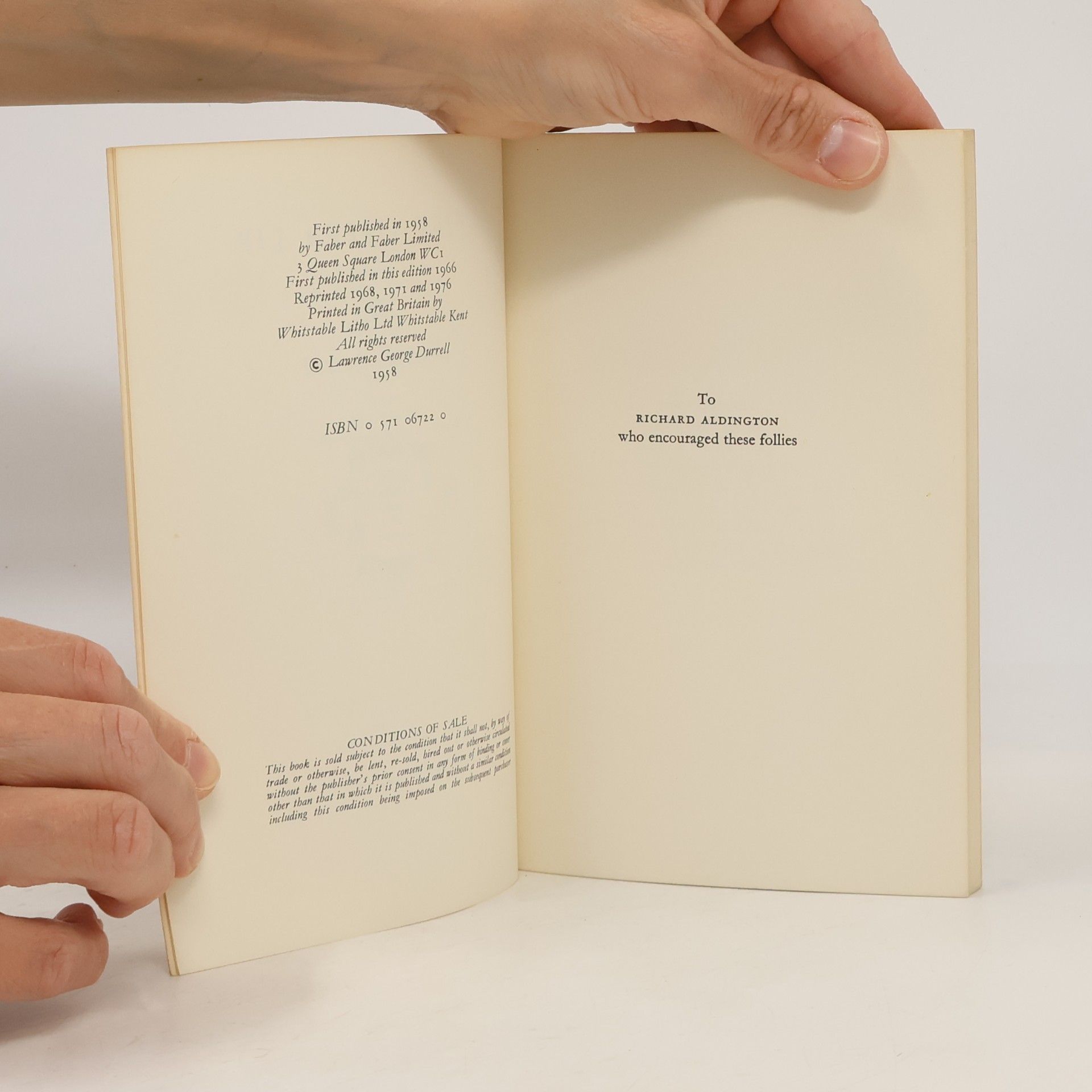 Lawrence Durrell Stiff Upper Lip