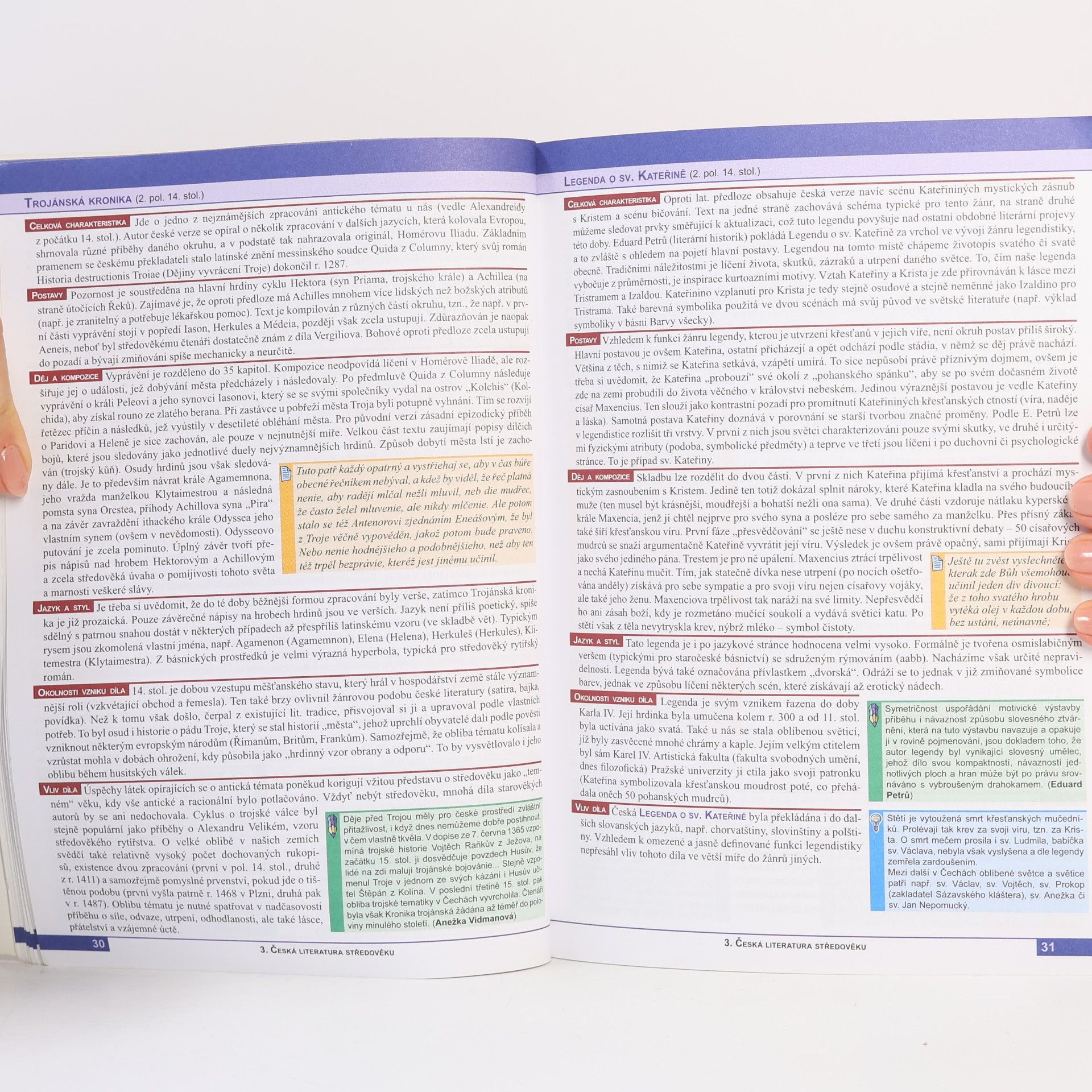 Otakar Slanař Obsahy a rozbory děl. K Literatuře - přehledu SŠ učiva