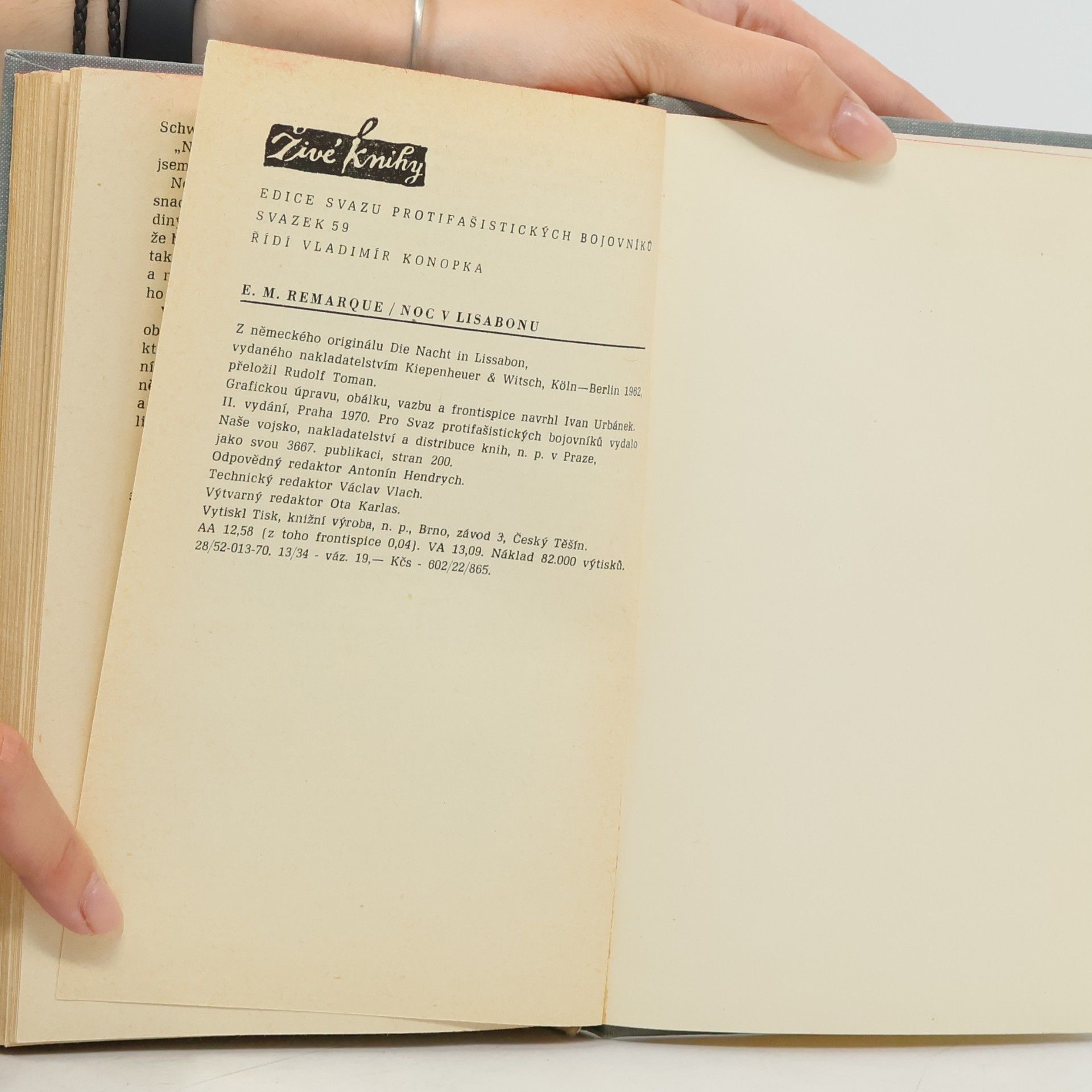 Erich Maria Remarque Noc v Lisabonu