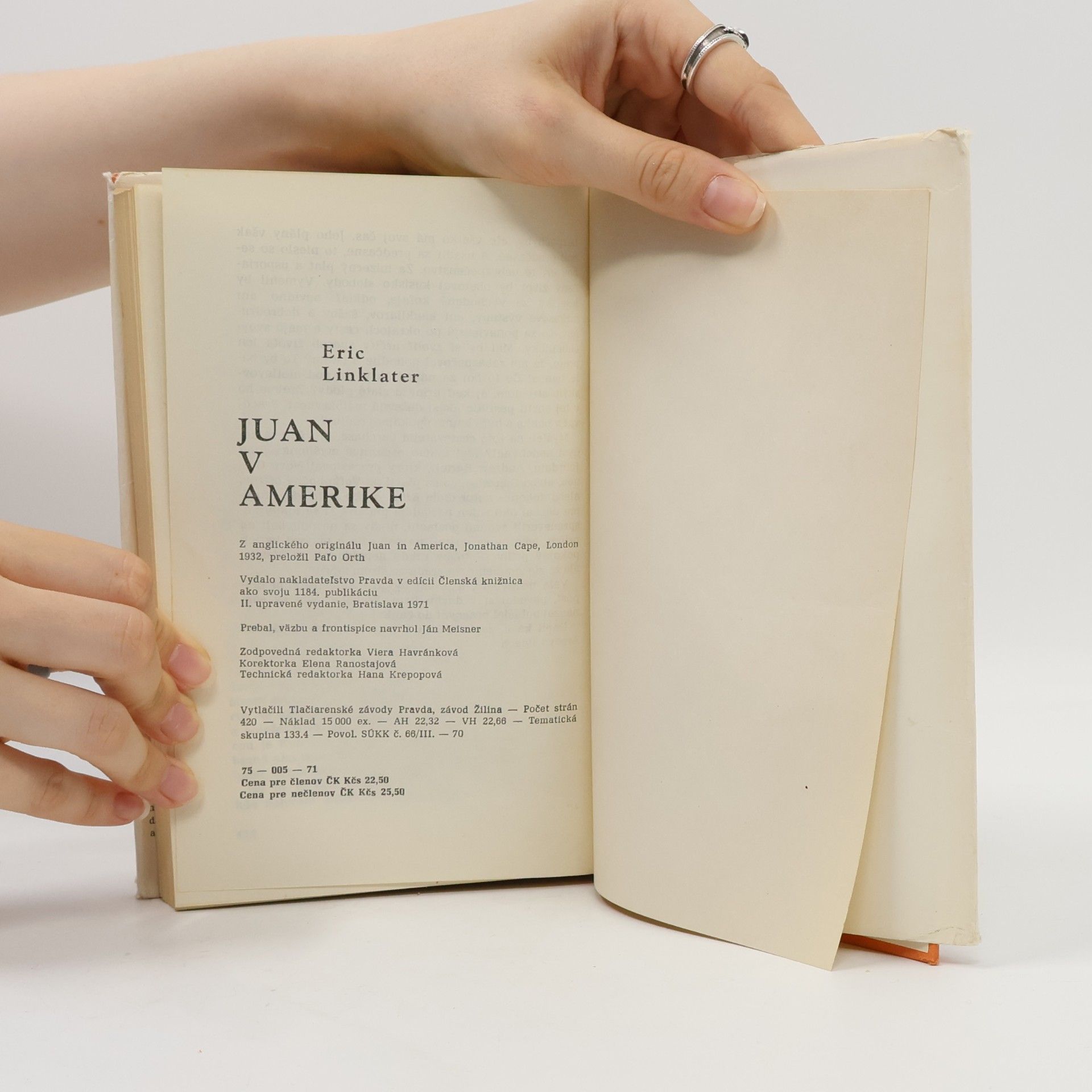 Eric Linklater Juan v Amerike