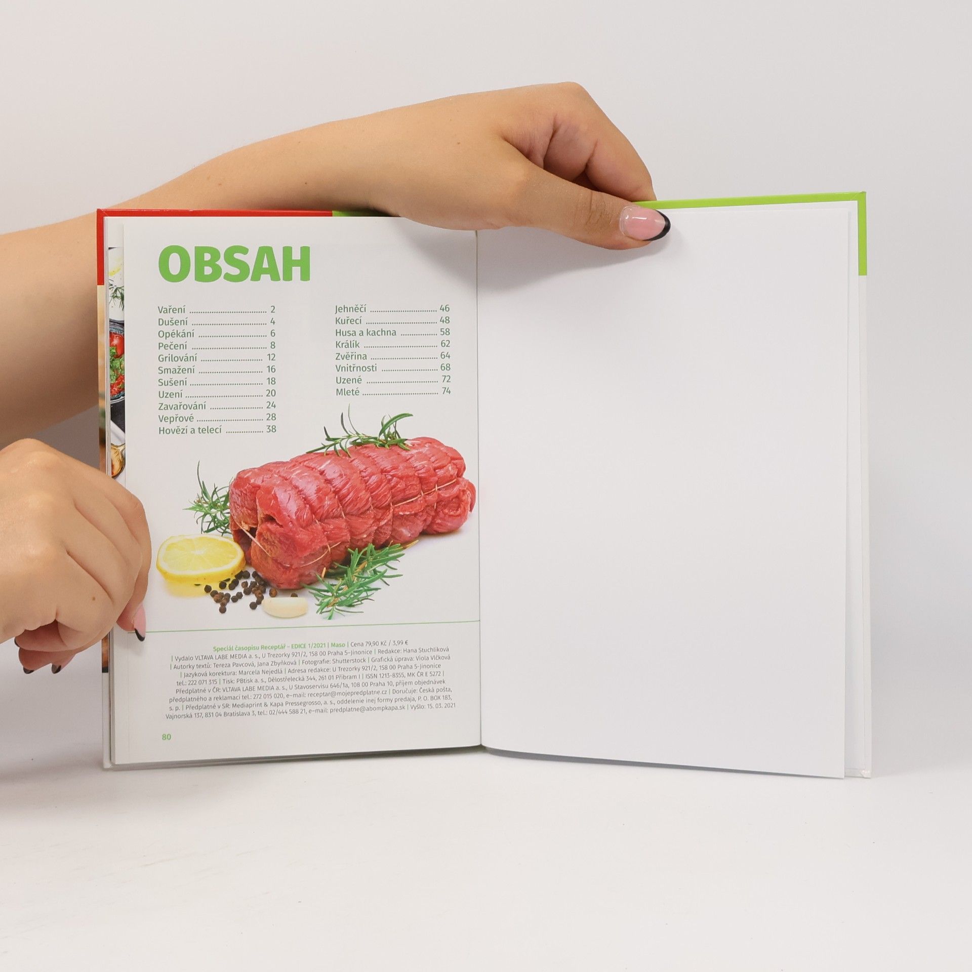 Various authors Speciál časopisu Receptář. Edice 1/2021