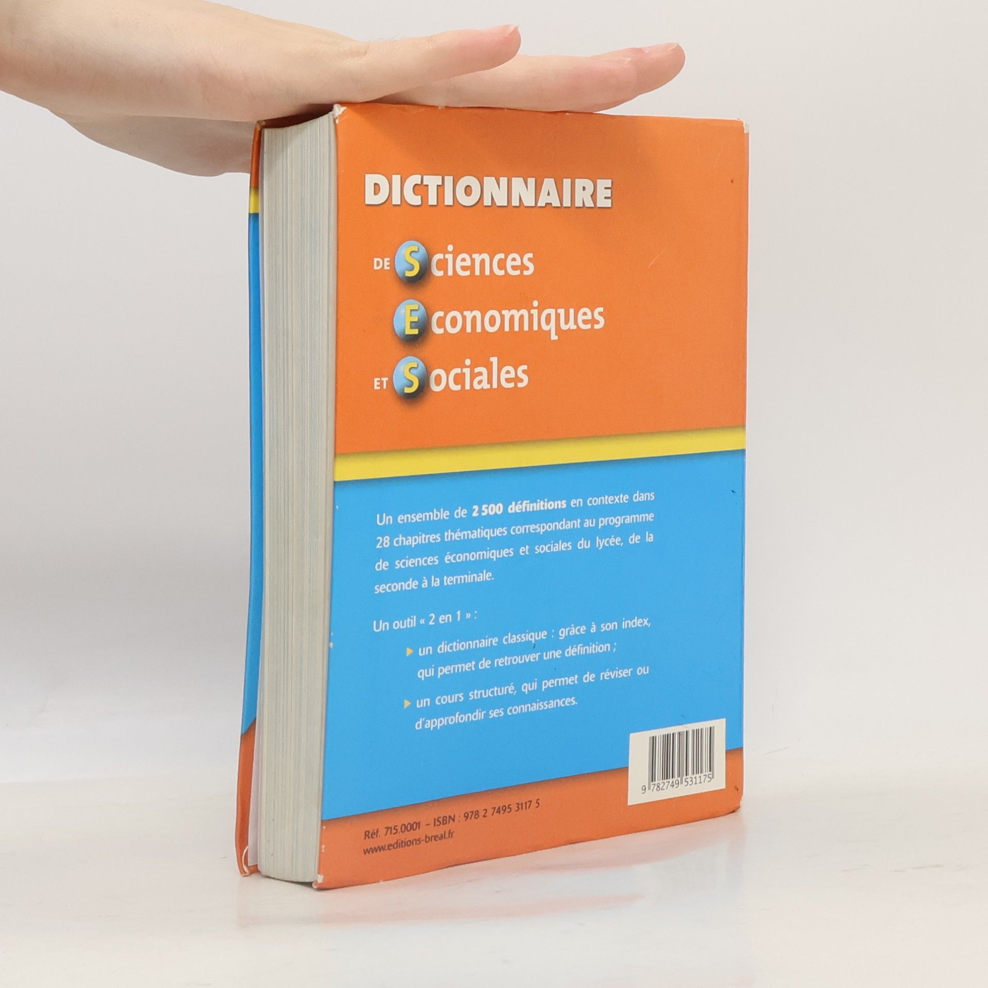 Serge d'Agostino Dictionnaire de sciences économiques et sociales