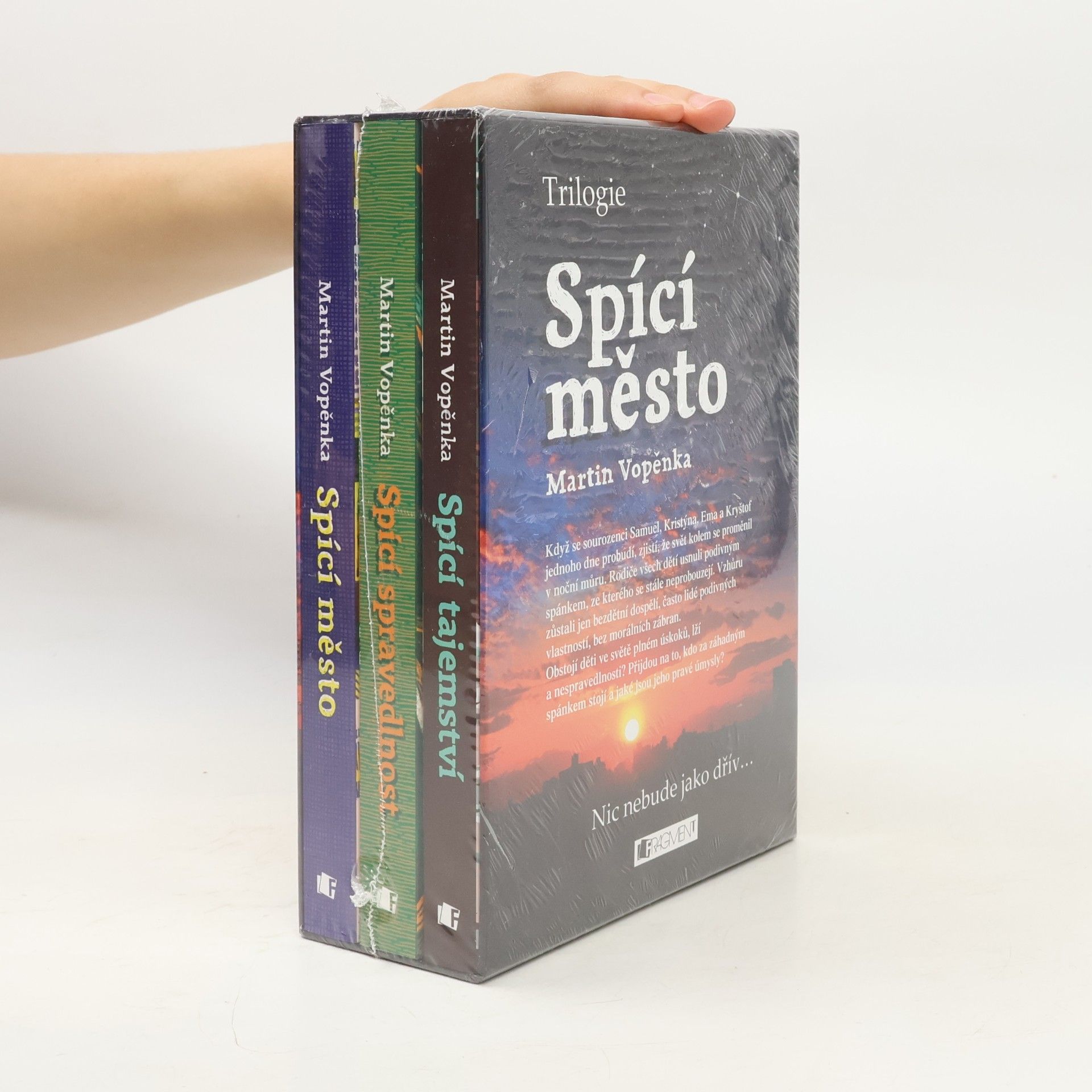 Martin Vopěnka Trilogie Spící město - box