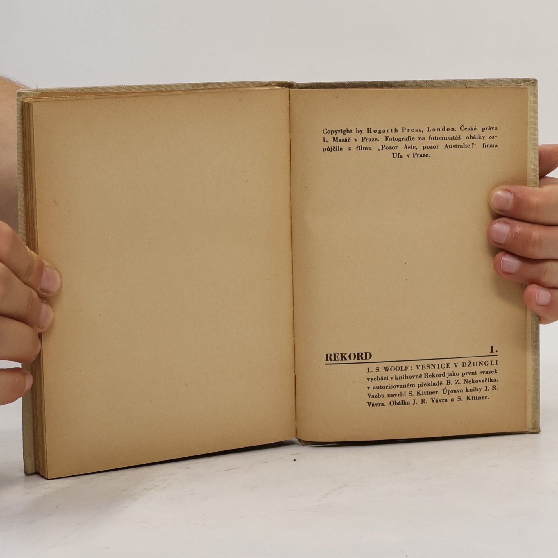 Leonard Sidney Woolf Vesnice v džungli