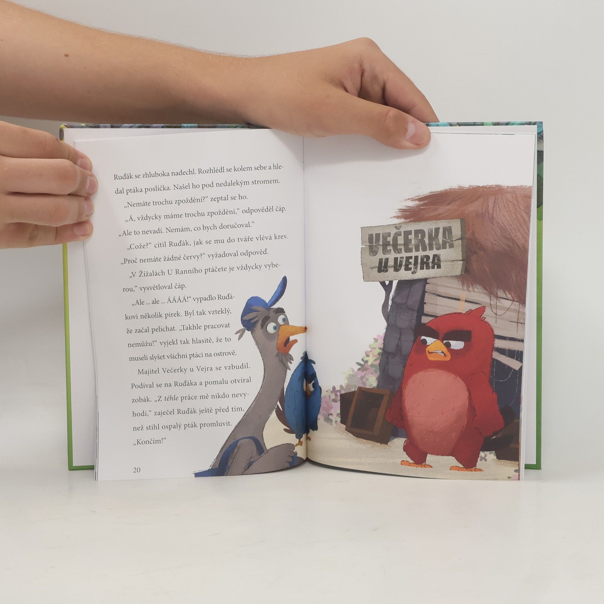 Sarah Stephens Angry Birds ve filmu. Vidět rudě