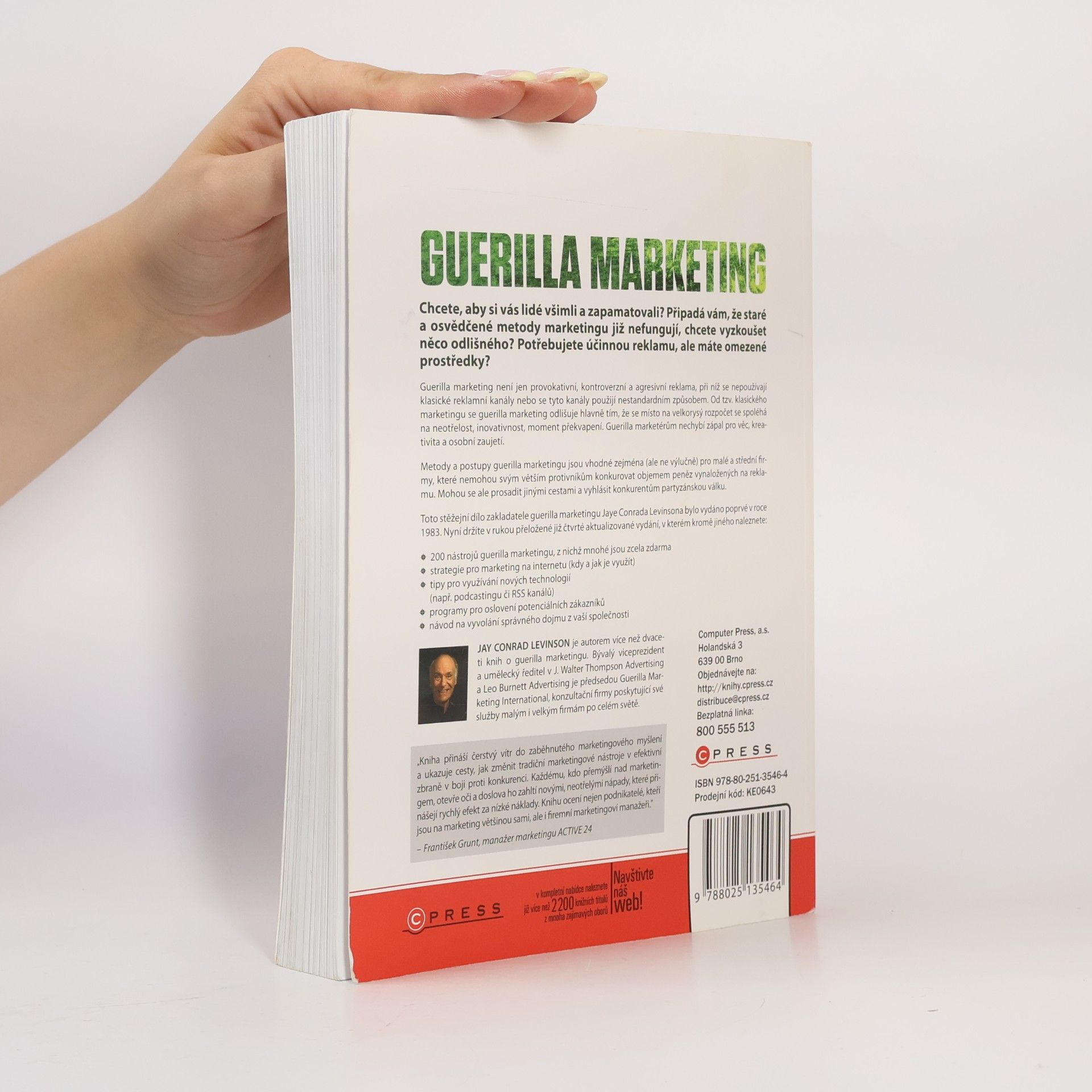 Jay C. Levinson Guerilla marketing: Nejúčinnější a finančně nenáročný marketing