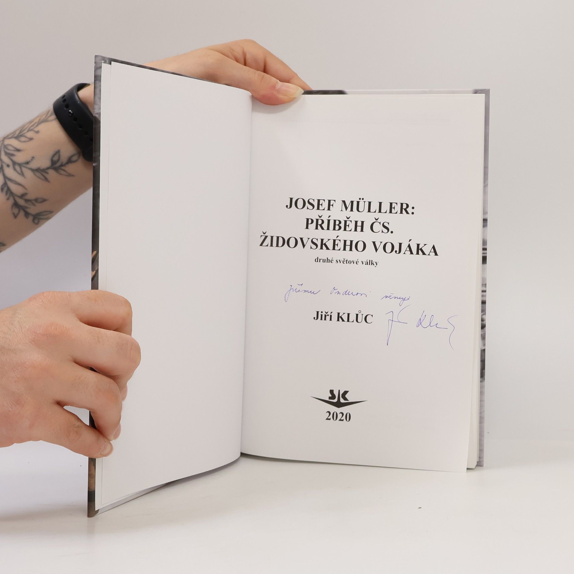 Jiří Klůc Josef Müller - příběh čs. židovského vojáka druhé světové války