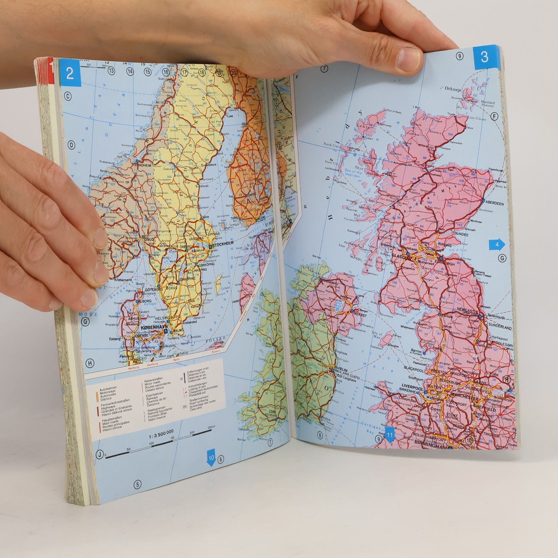 Kolektiv autorů Česká republika autoatlas 1:200000. Evropa