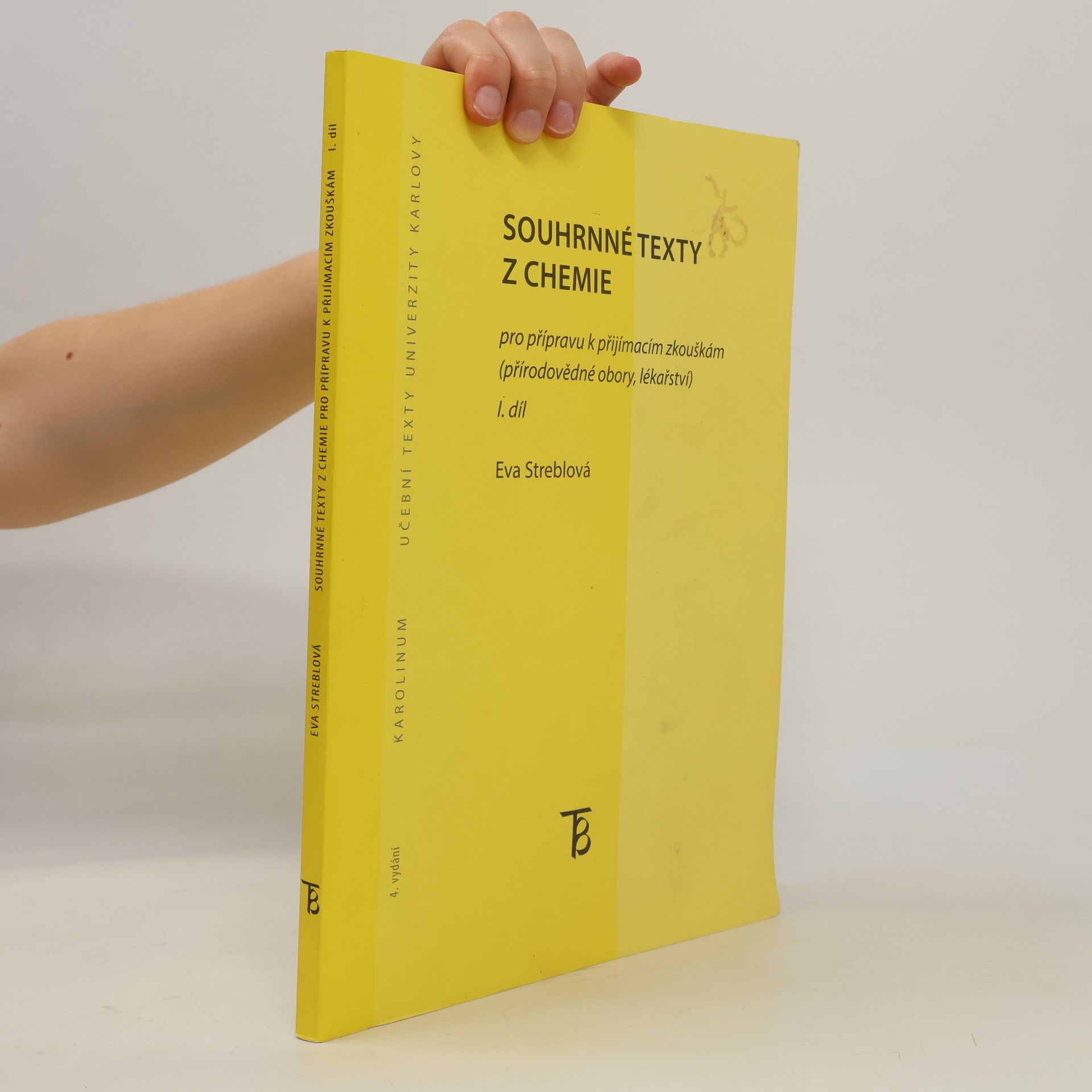 Eva Streblová Souhrnné texty z chemie I.