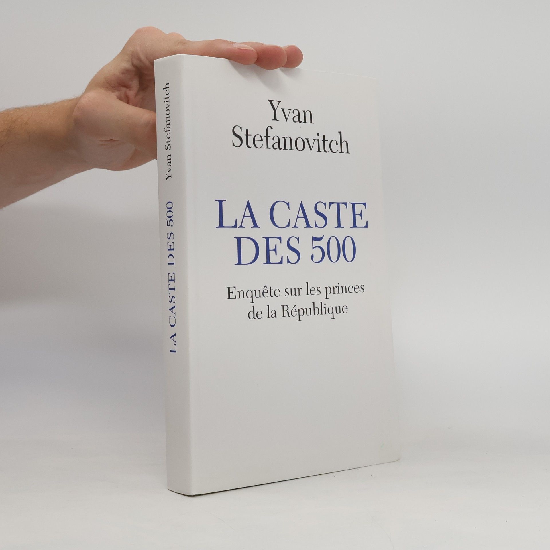 Yvan Stefanovitch La Caste de 500 - Enquête sur les princes de la République