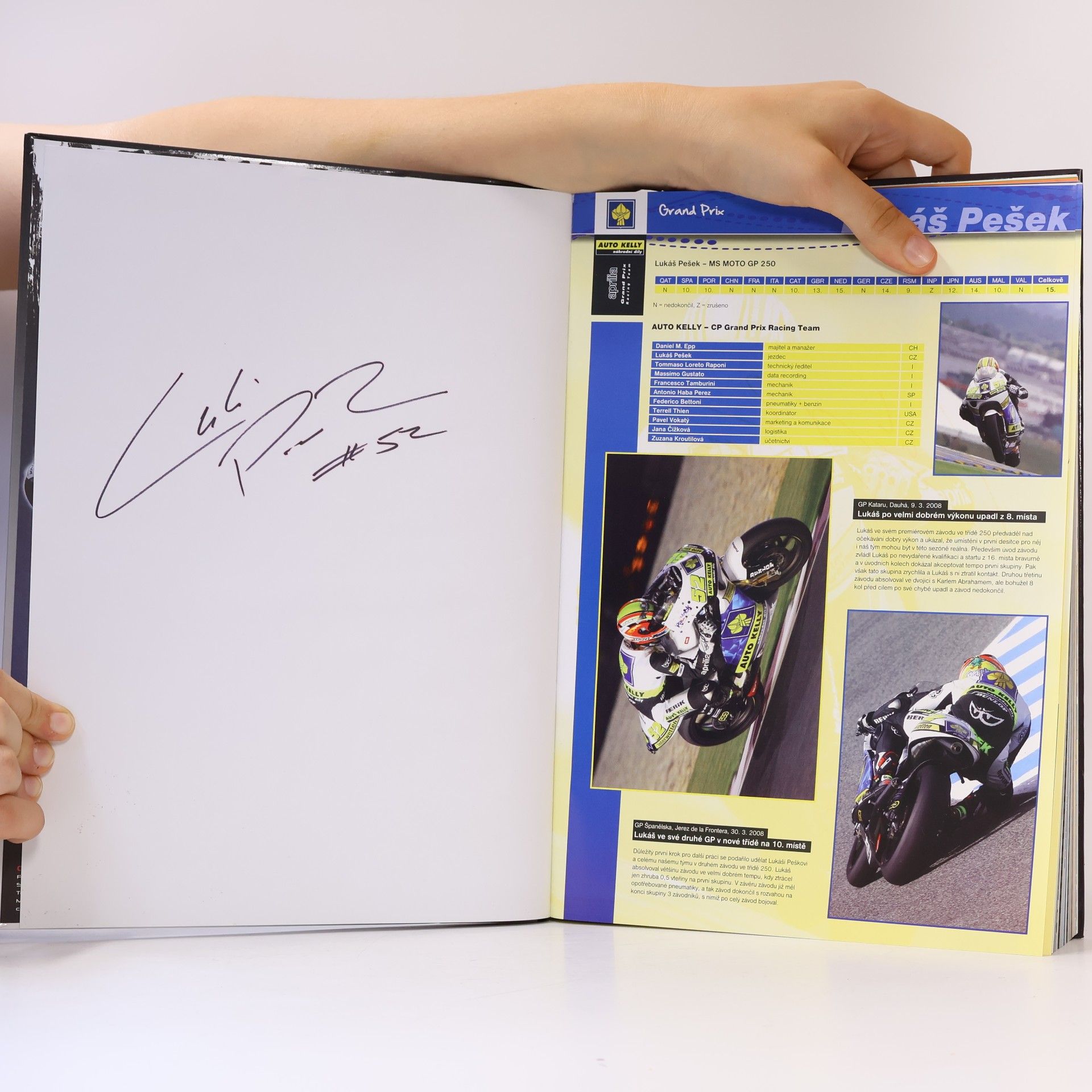 Vladimír Rejda World motorcycle championships 2008