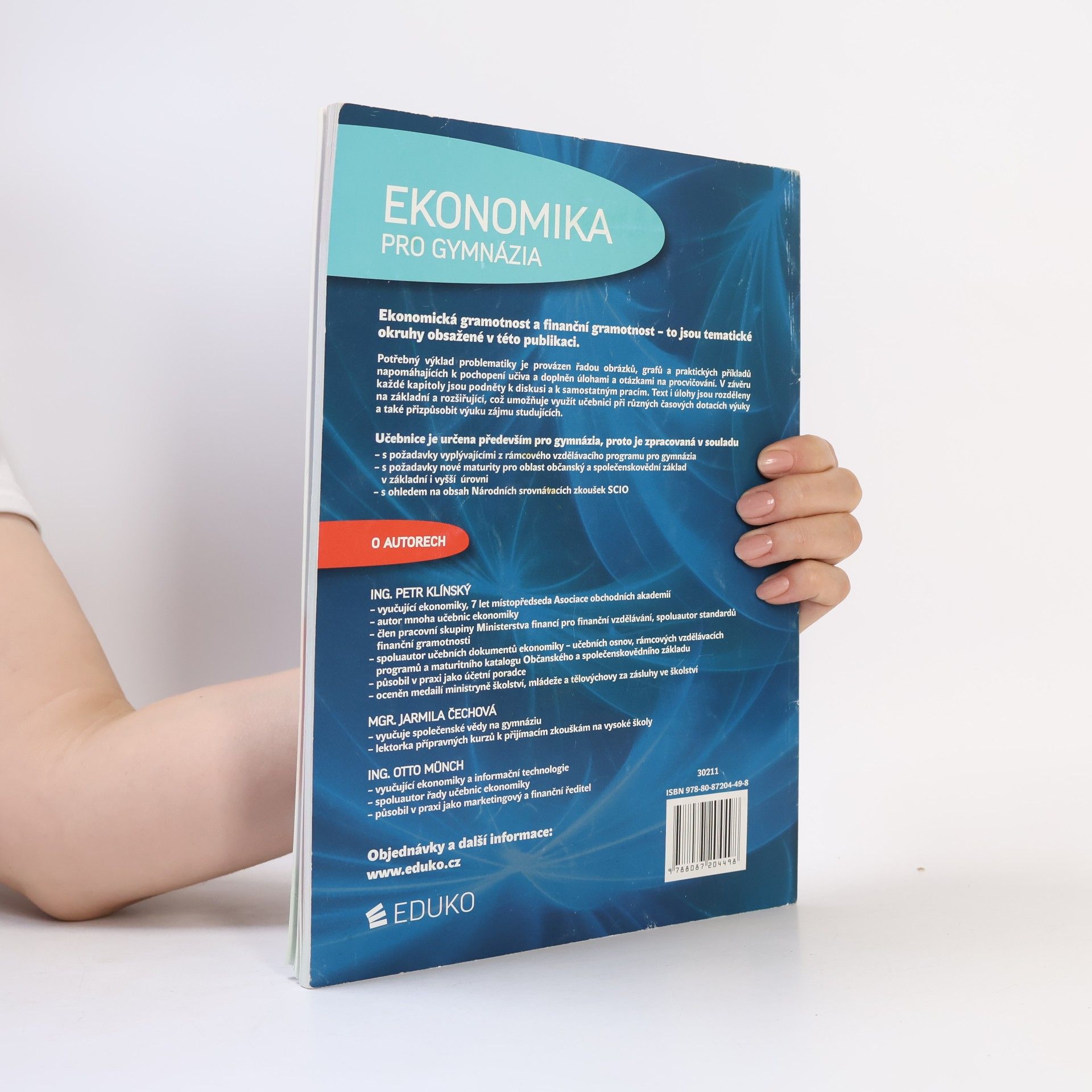 Jarmila Čechová Ekonomika pro gymnázia