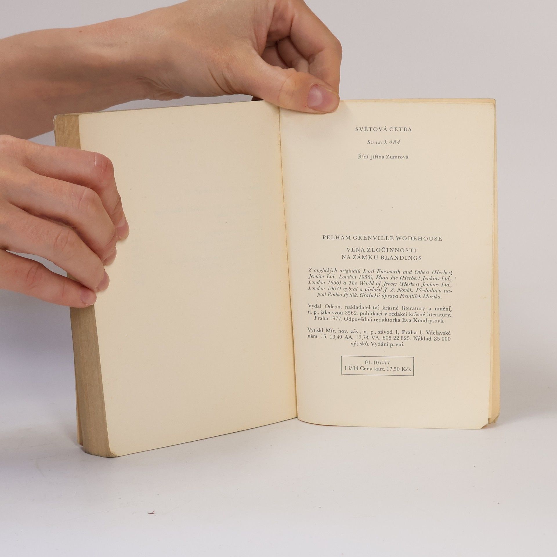 Pelham Wodehouse Vlna zločinnosti na zámku Blandings