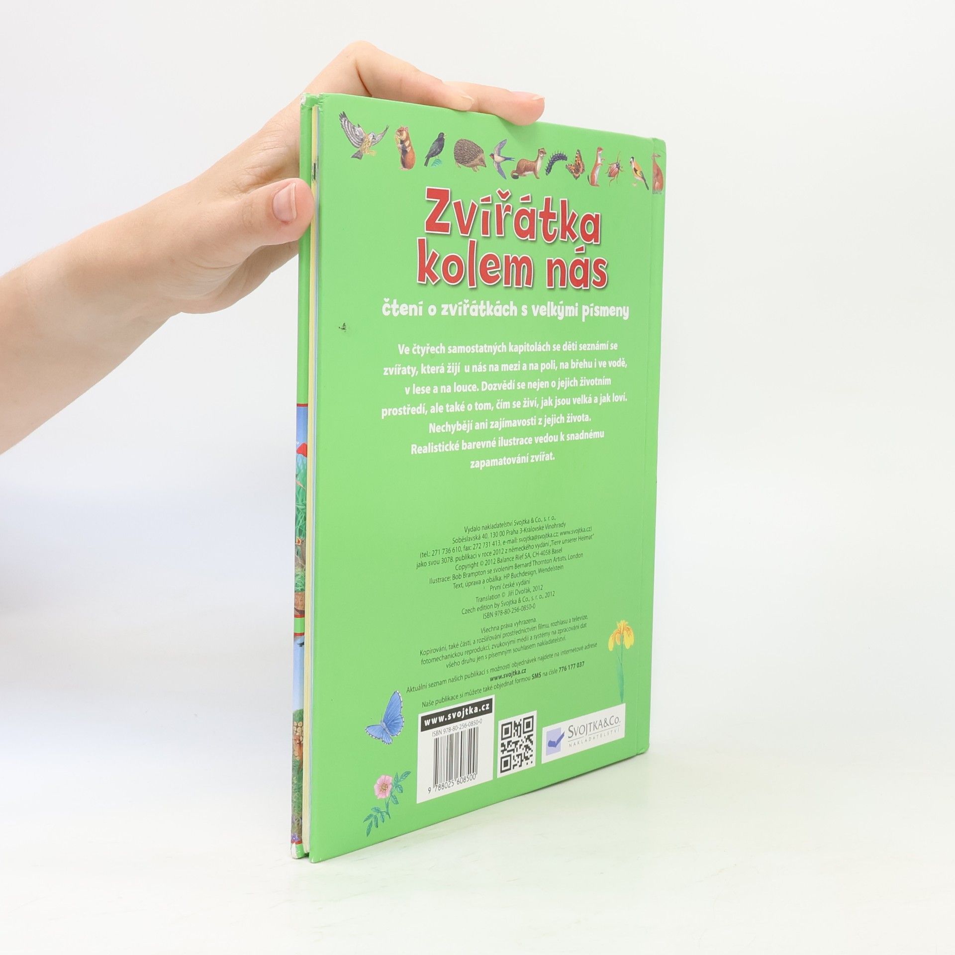 Kolektiv autorů Zvířátka kolem nás : čtení o zvířátkách s velkými písmeny