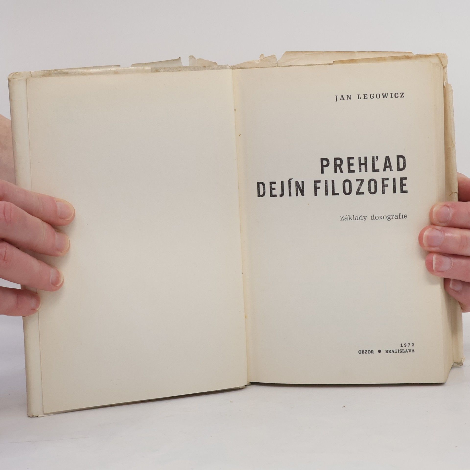 Jan Legowicz Prehľad dejín filozofie