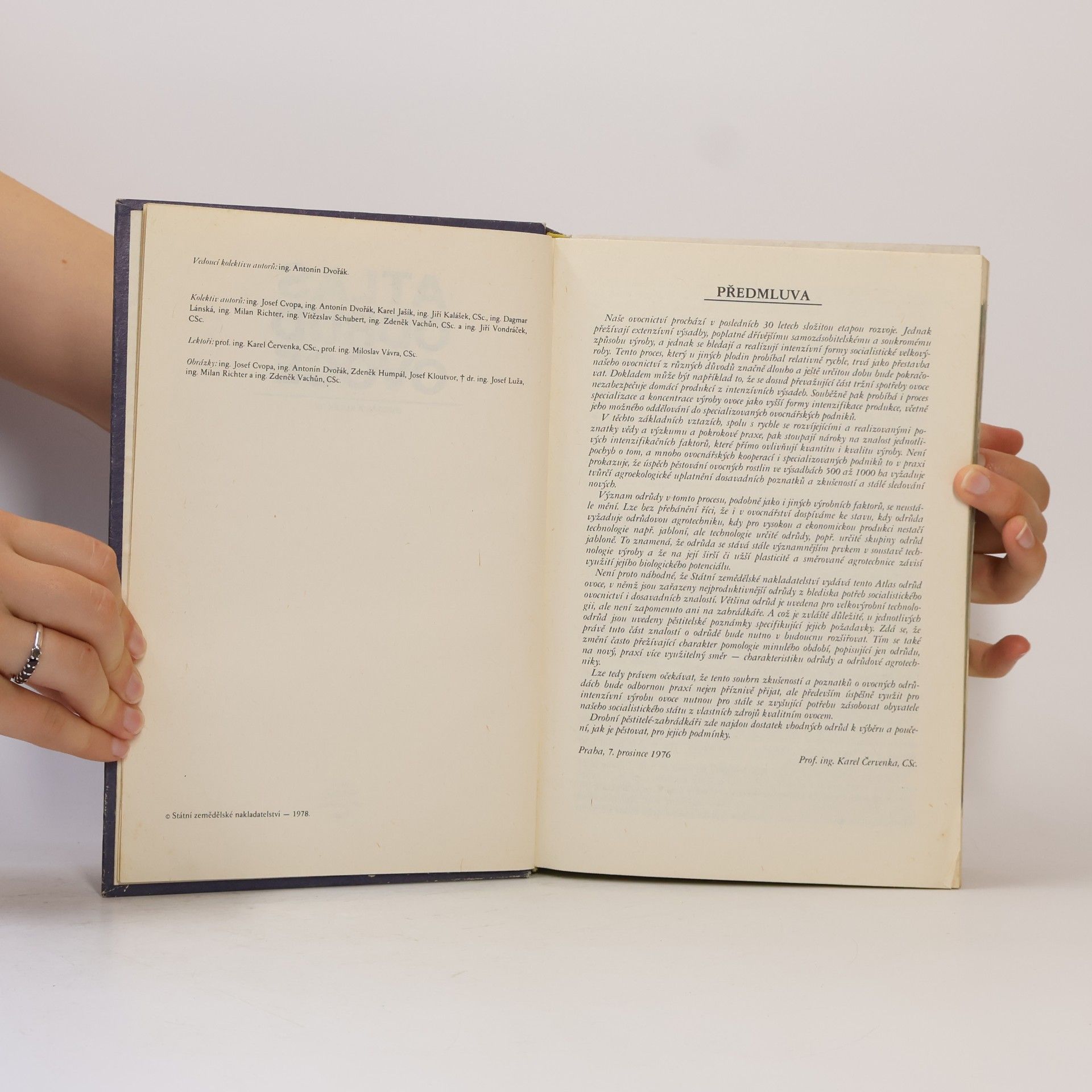 Antonín Dvořák Atlas odrůd ovoce
