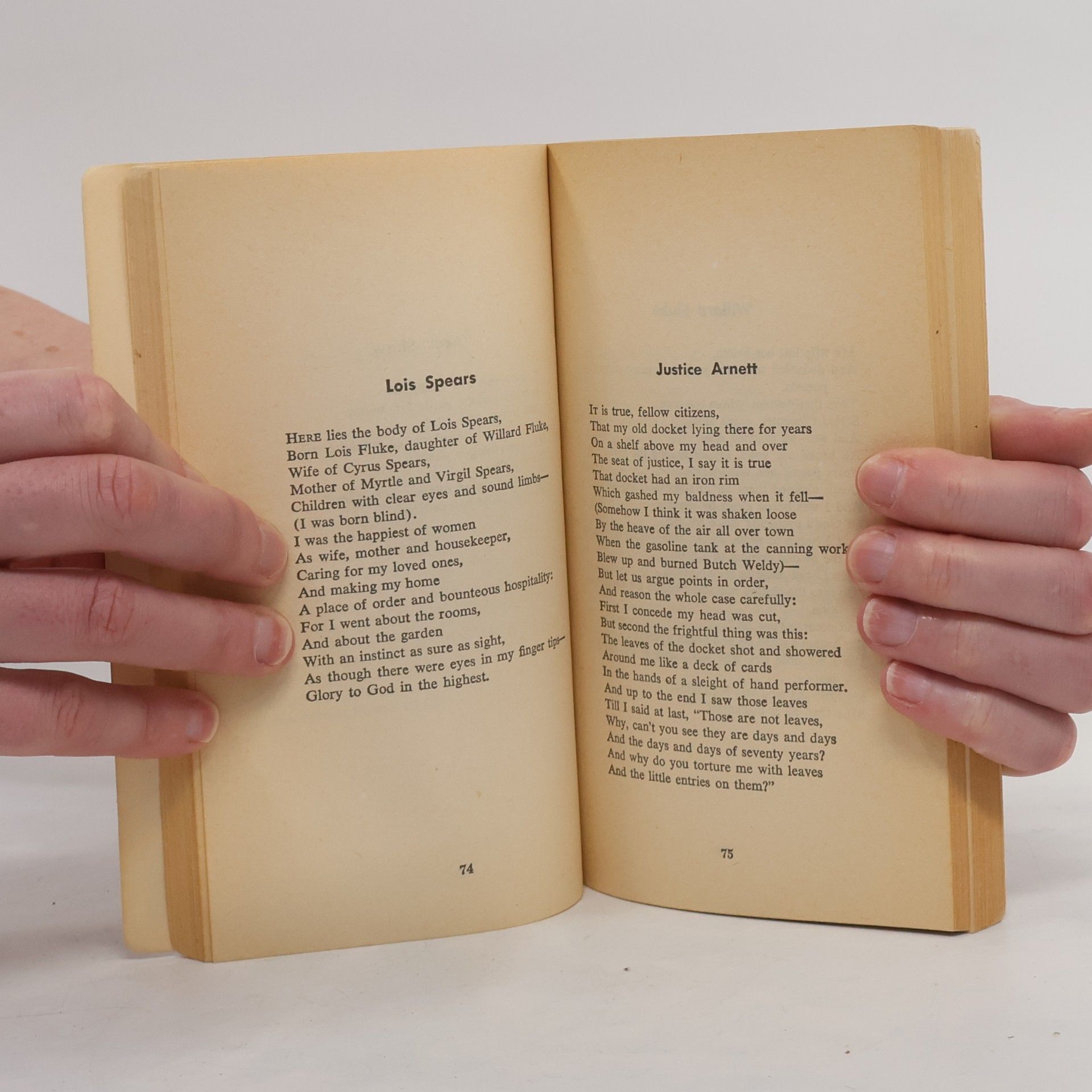 Edgar Lee Masters Spoon River anthology