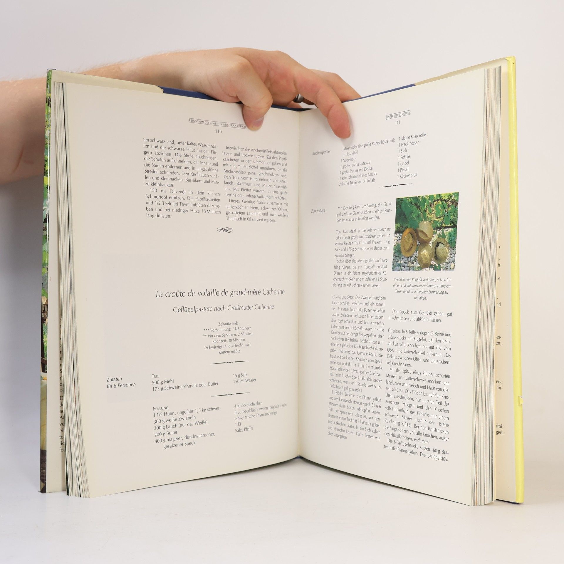 Roger Vergé "Feste in meiner Mühle", Feinschmecker-Menus aus Frankreich