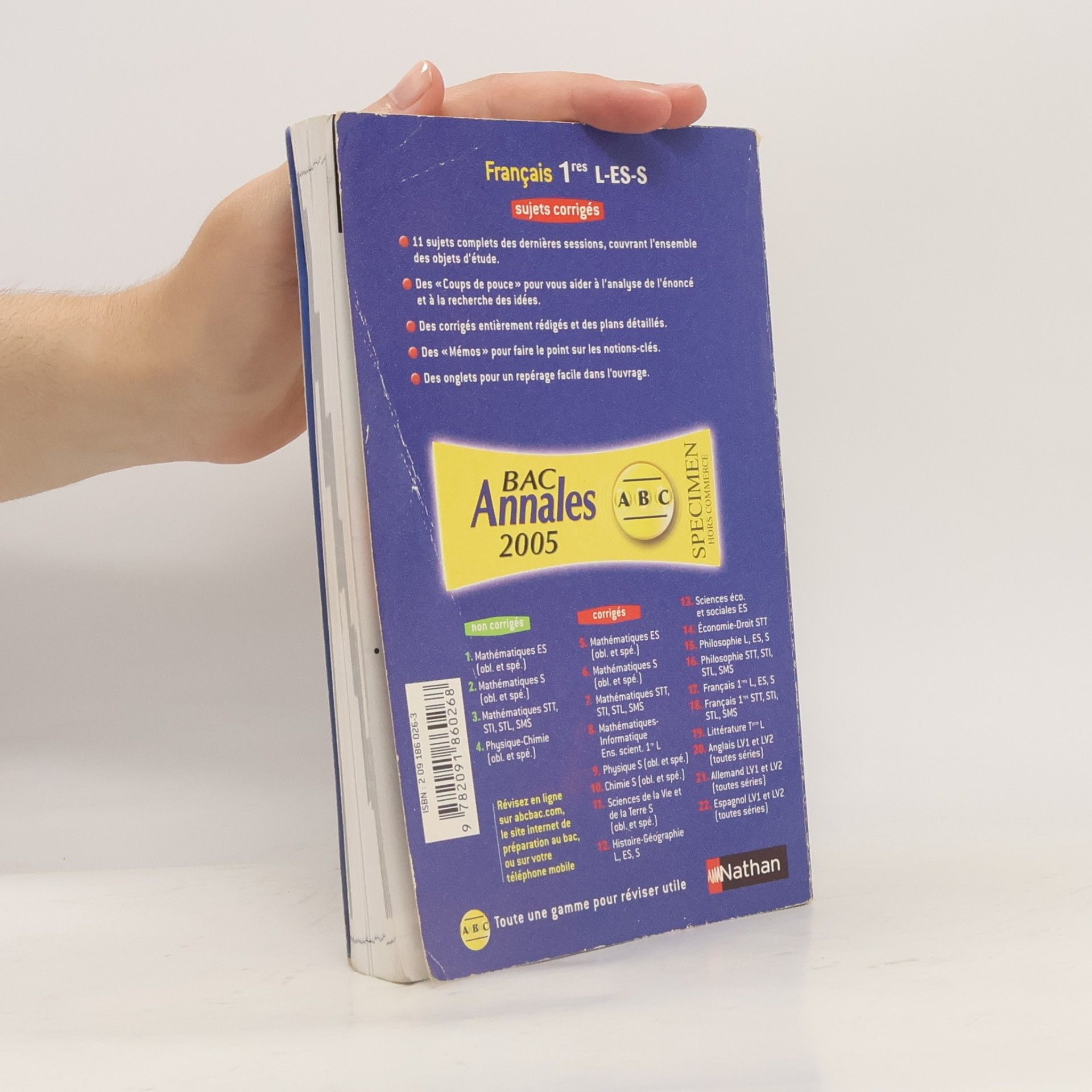 Autorenkollektiv Français Bac Annales 2005