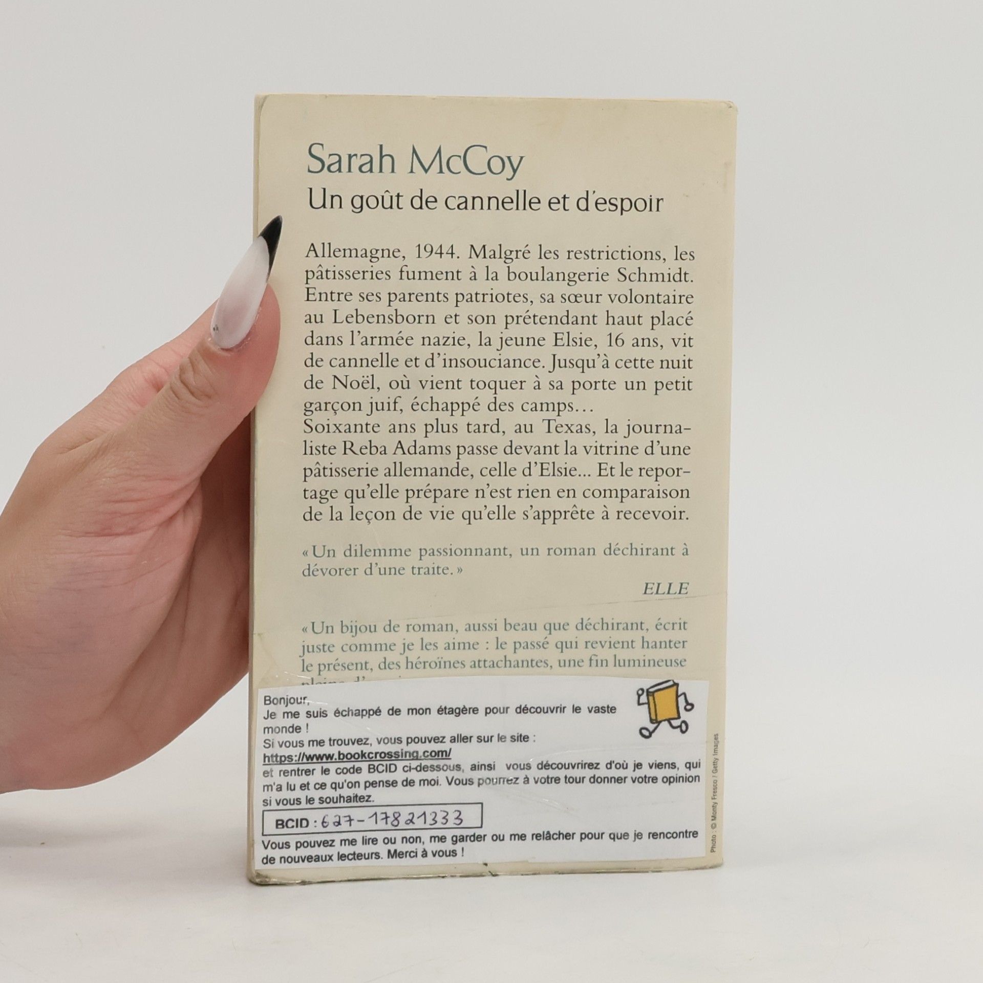 Sarah McCoy Un goût de cannelle et d'espoir