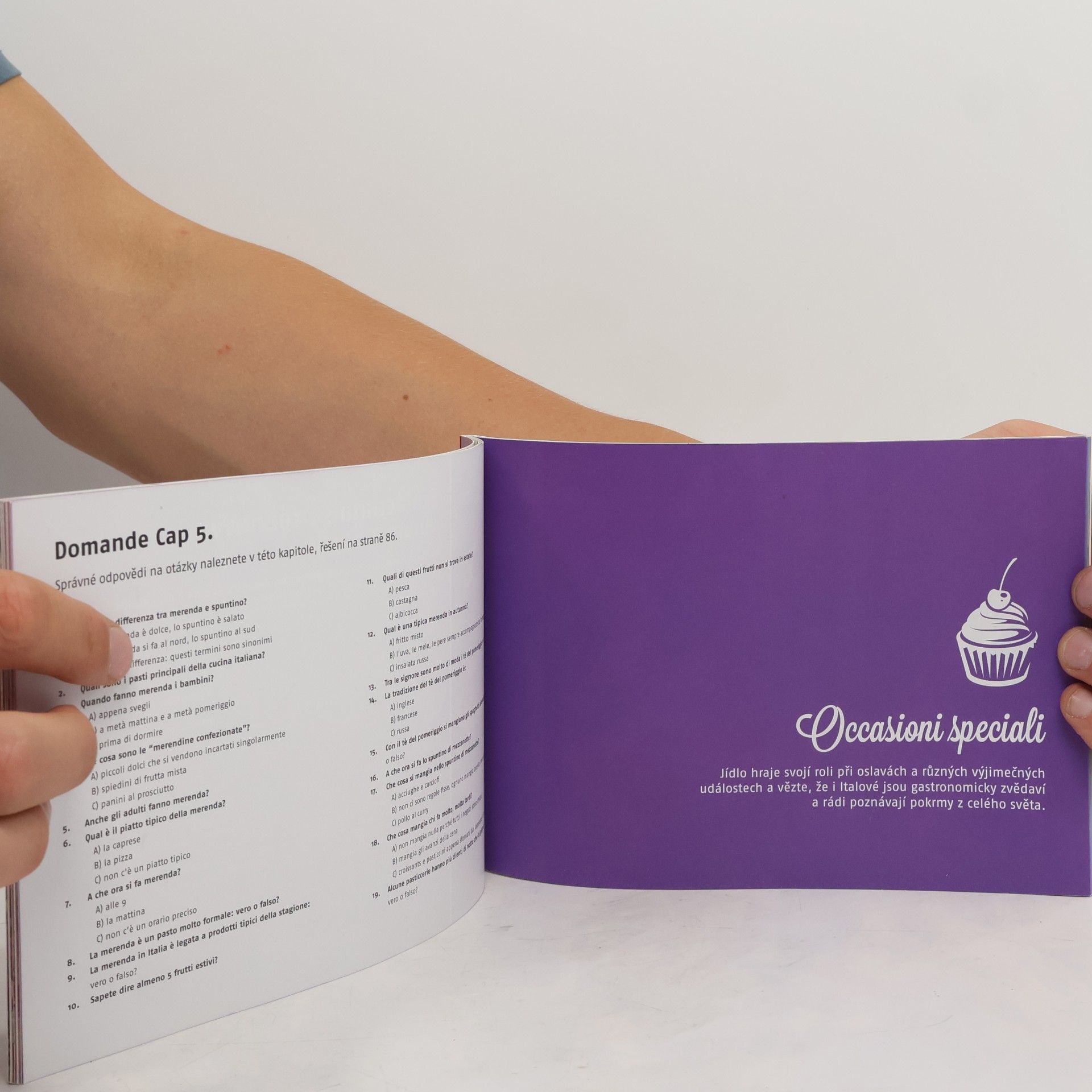 Elisa Selmi Italština pro gourmety : dvojjazyčná čítanka pro studium italštiny