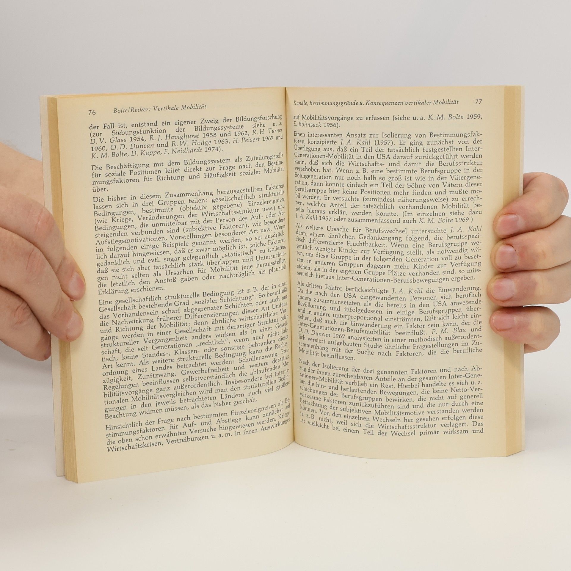 Thomas B. Bottomore Handbuch der empirischen Sozialforschung. Band. 5. Soziale Schichtung und Mobilität