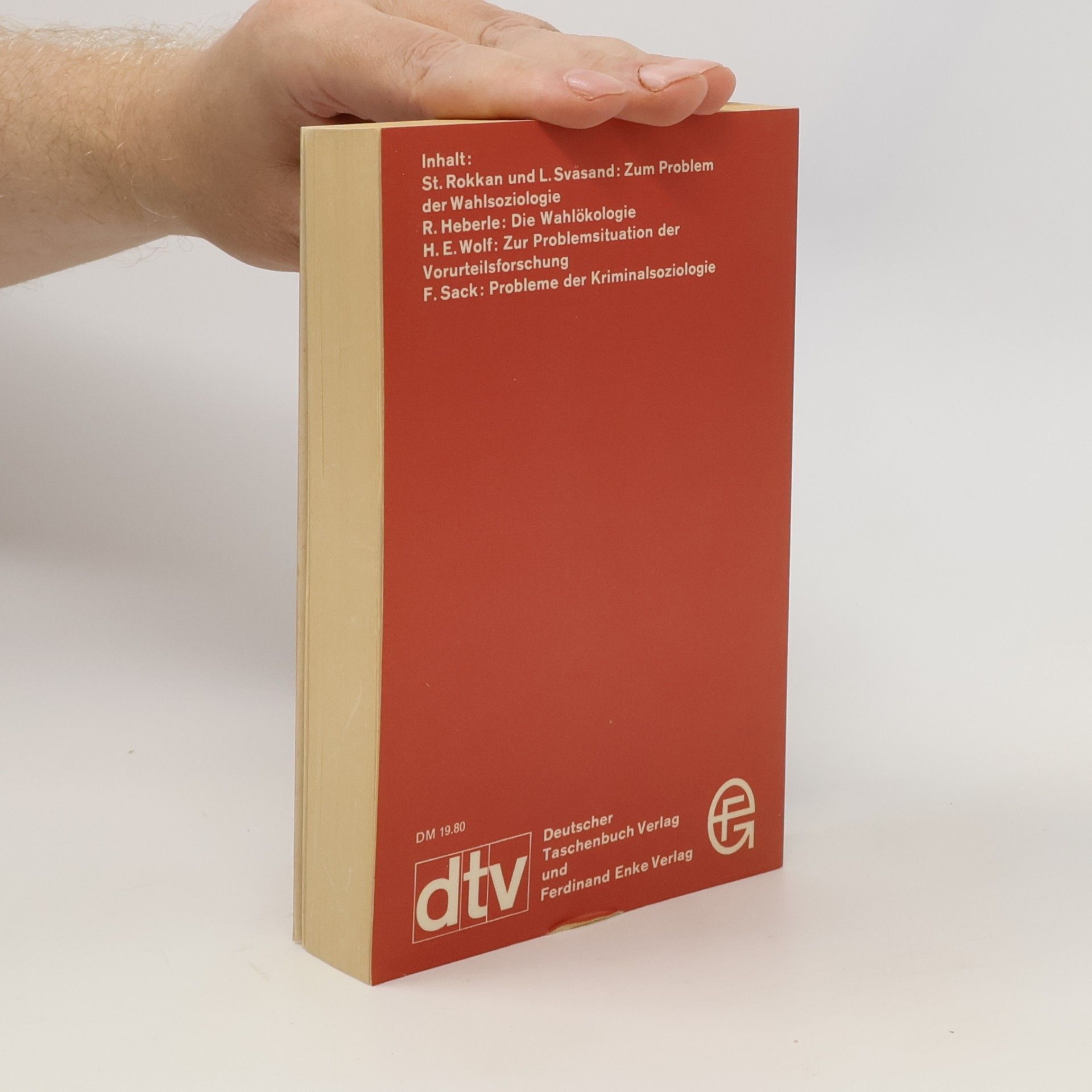 René König Handbuch der empirischen Sozialforschung - 12: Wahlverhalten, Vorurteile, Kriminalität