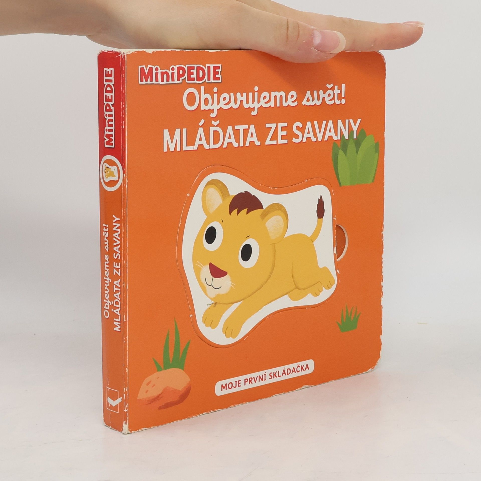 Nathalie Choux Objevujeme svět!: moje první skládačka. Mláďata ze savany