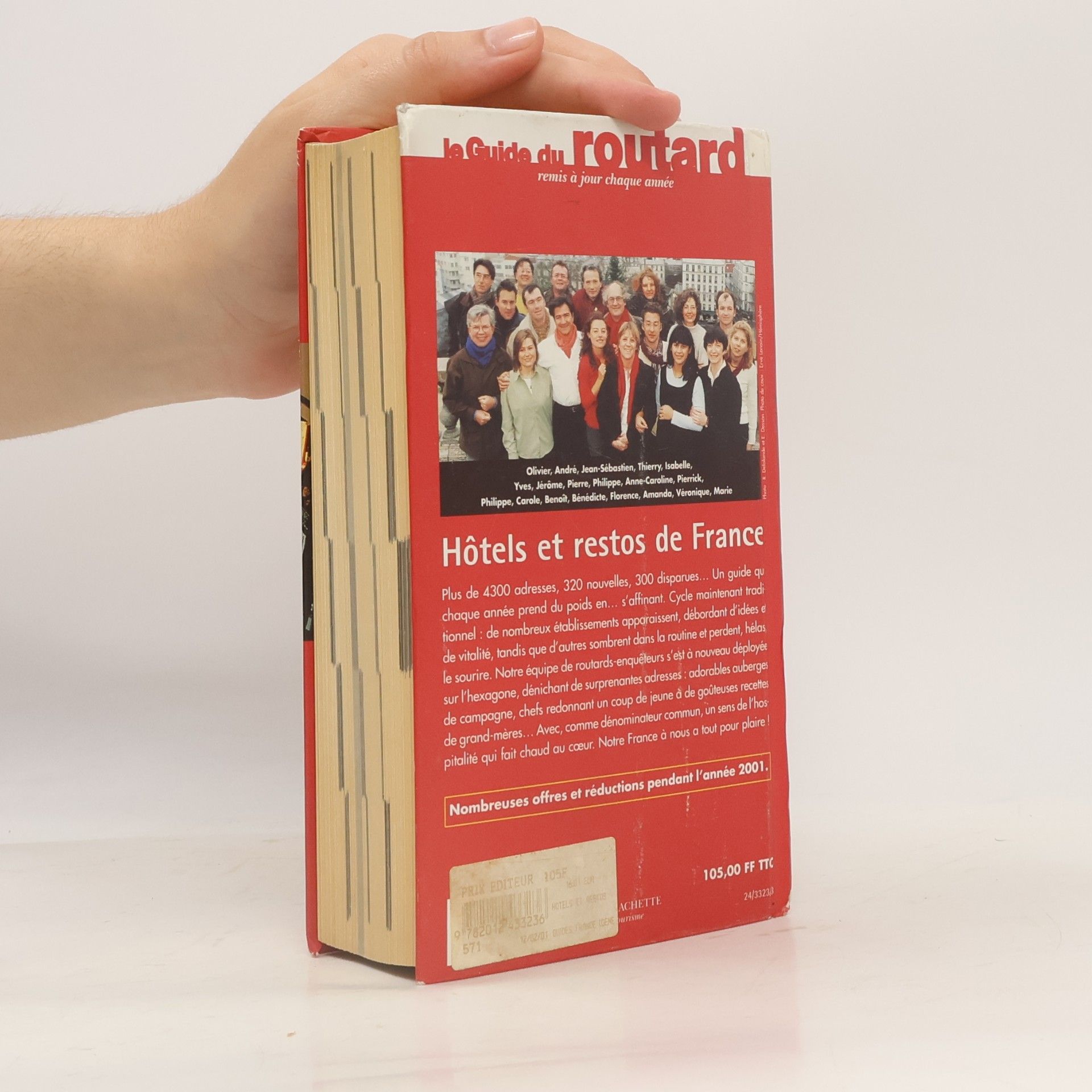 Le Guide du routard - 2001: Hôtels et restos de France