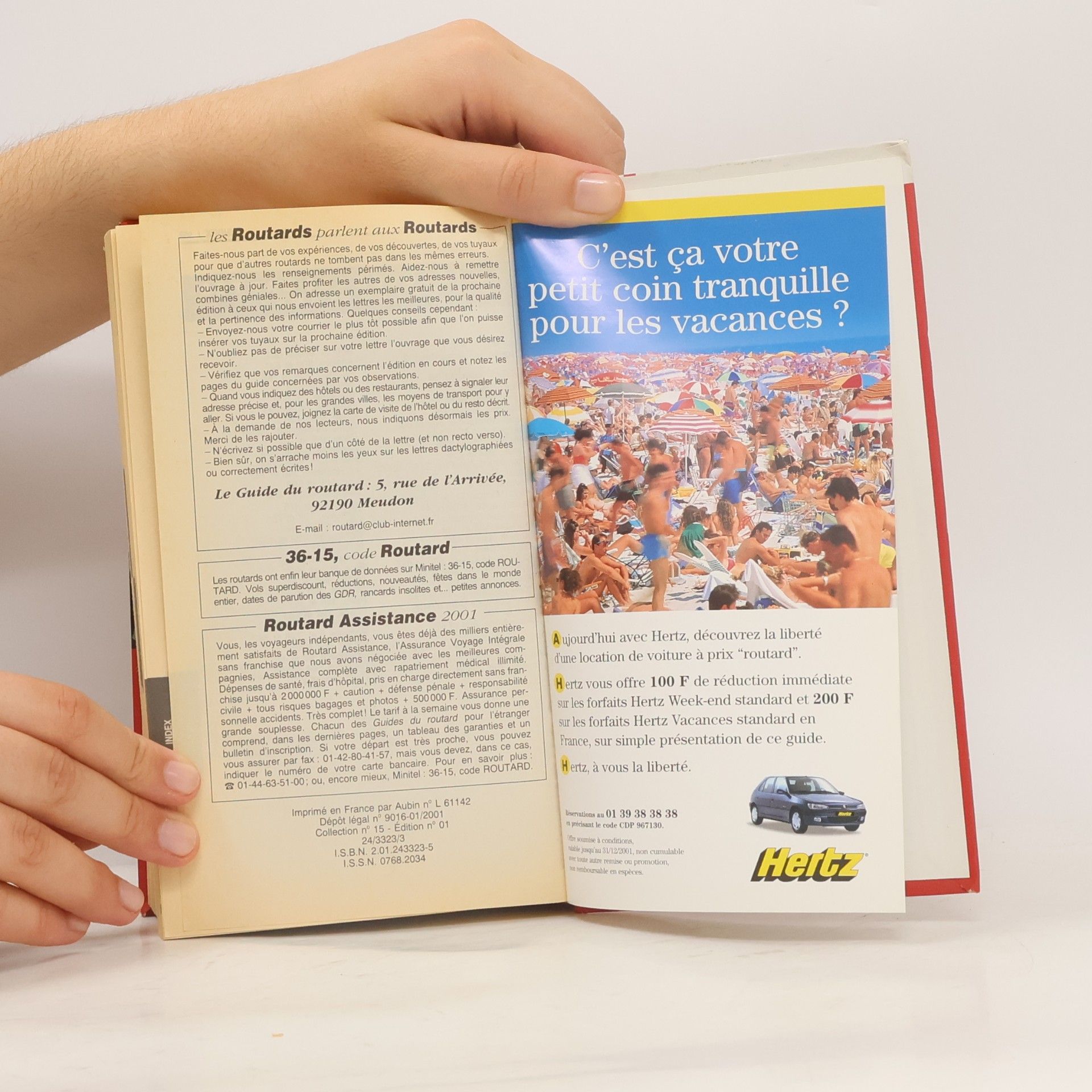 Le Guide du routard - 2001: Hôtels et restos de France