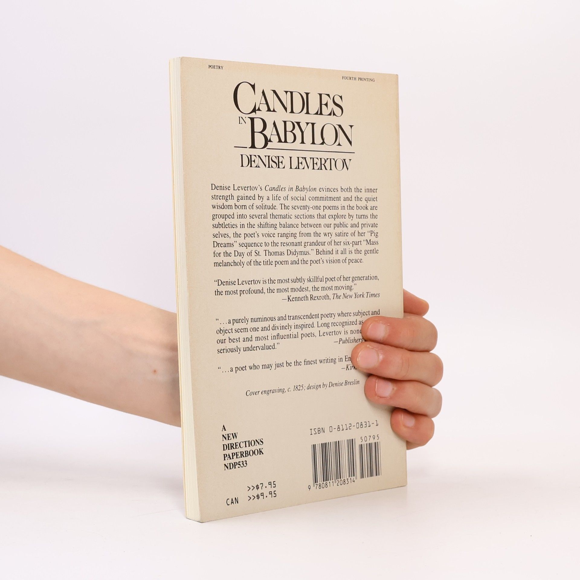 Denise Levertov Candles in Babylon