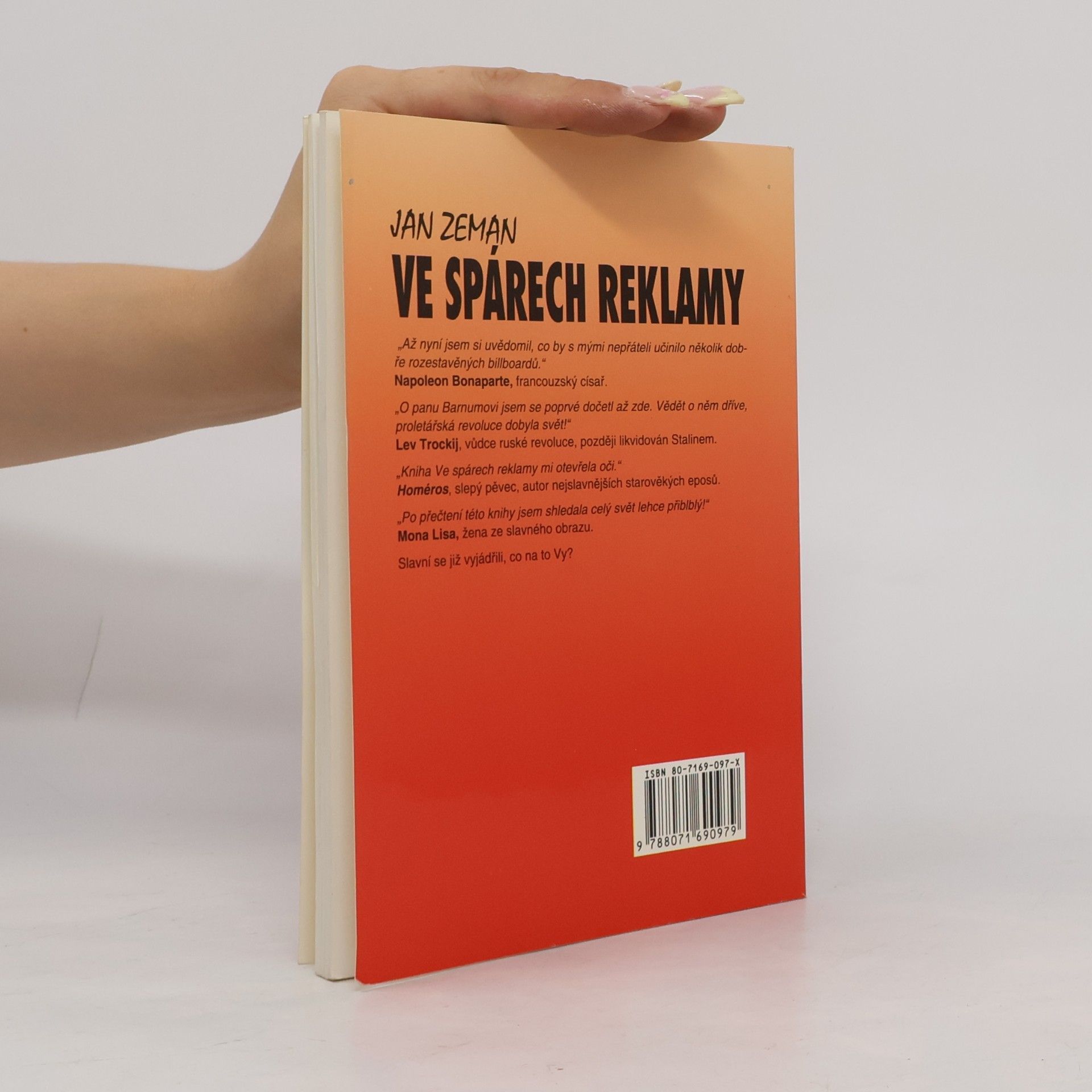 Jan Zeman Ve spárech reklamy