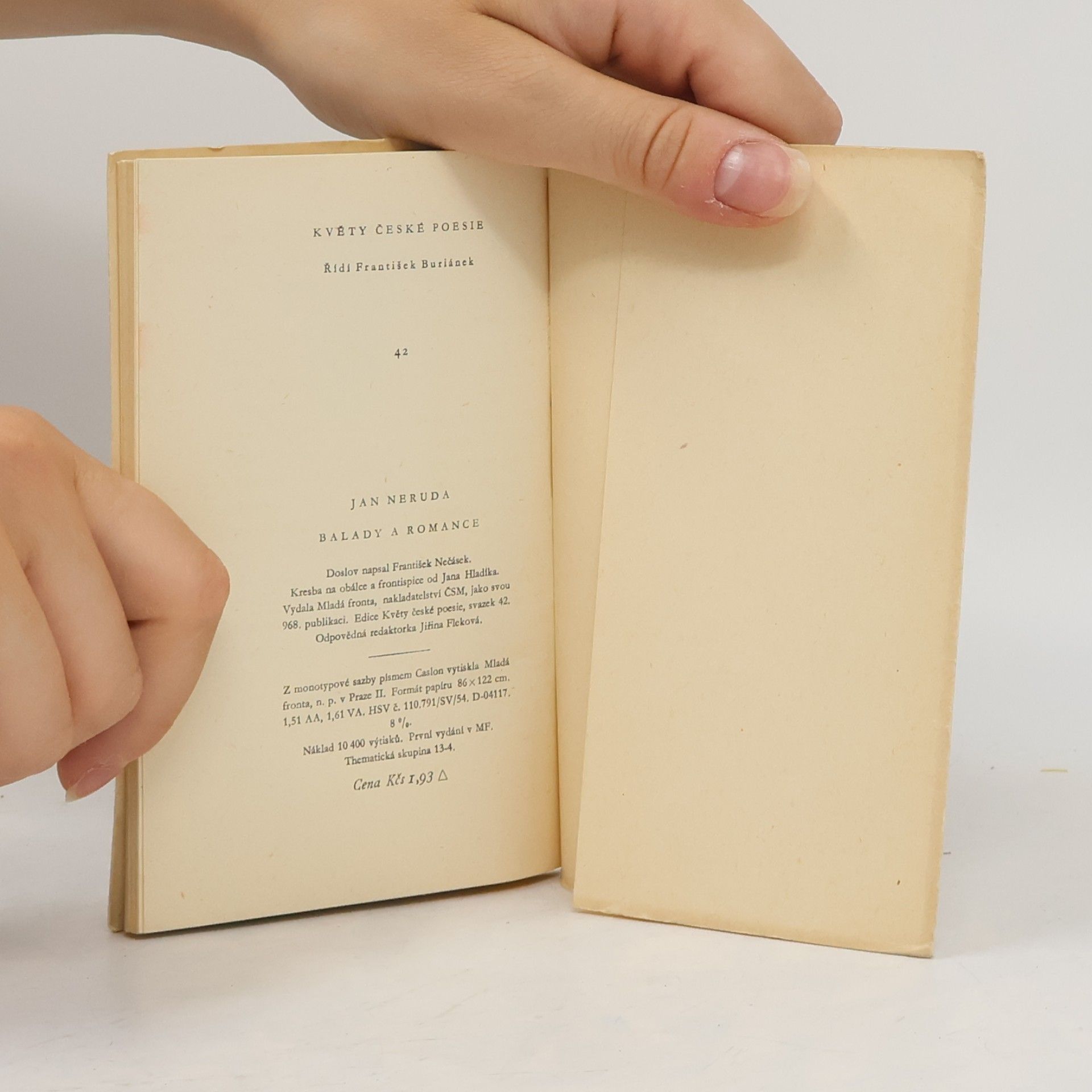Jan Neruda Balady a romance