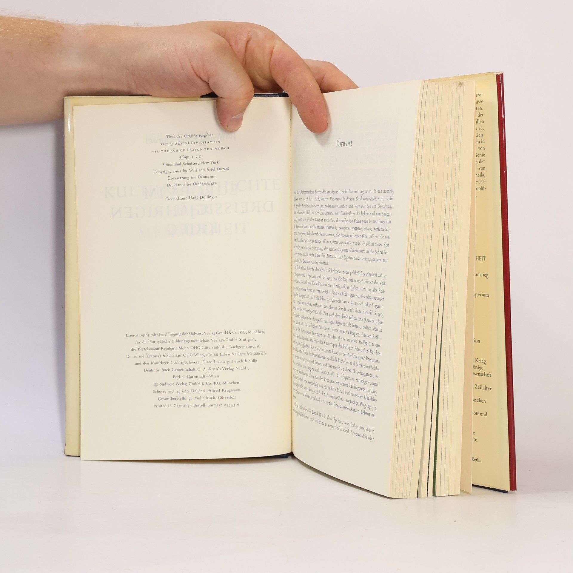 Wille und Ariel Durant Durant Kulturgeschichte der Menschheit