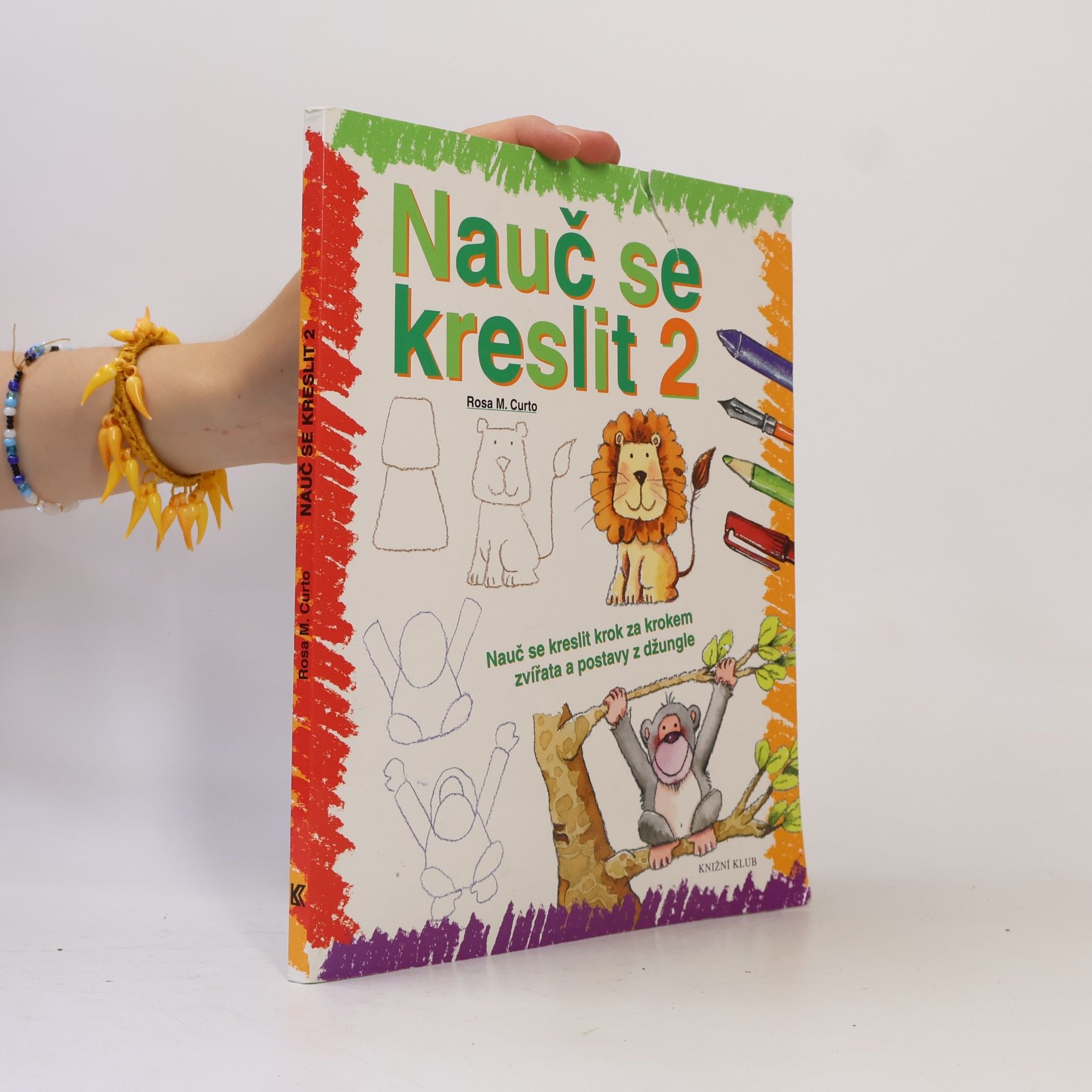 Rosa María Curto Nauč se kreslit 2. Nauč se kreslit krok za krokem zvířata a postavy z džungle