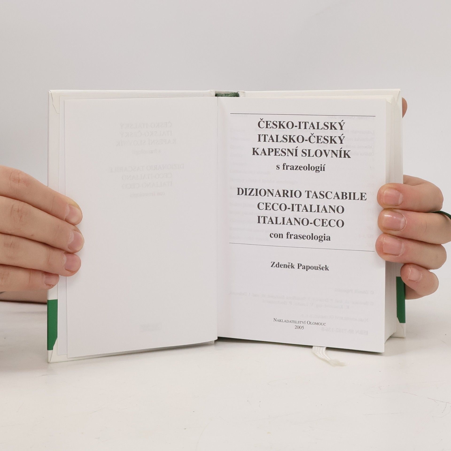 Zdeněk Papoušek Česko-italský, italsko-český kapesní slovník