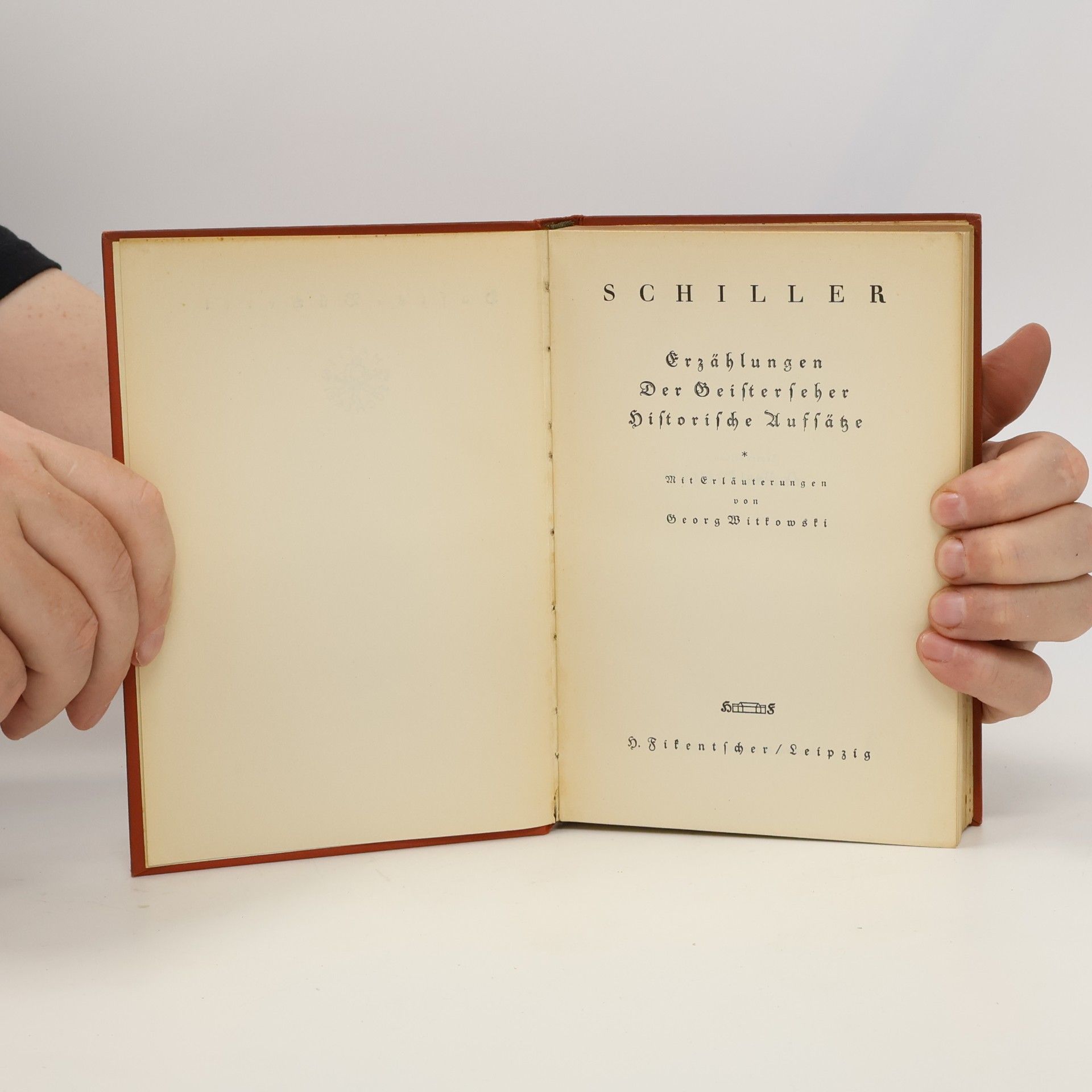 Friedrich Schiller Erzählungen Der Geisterseher Historische Aufsäge