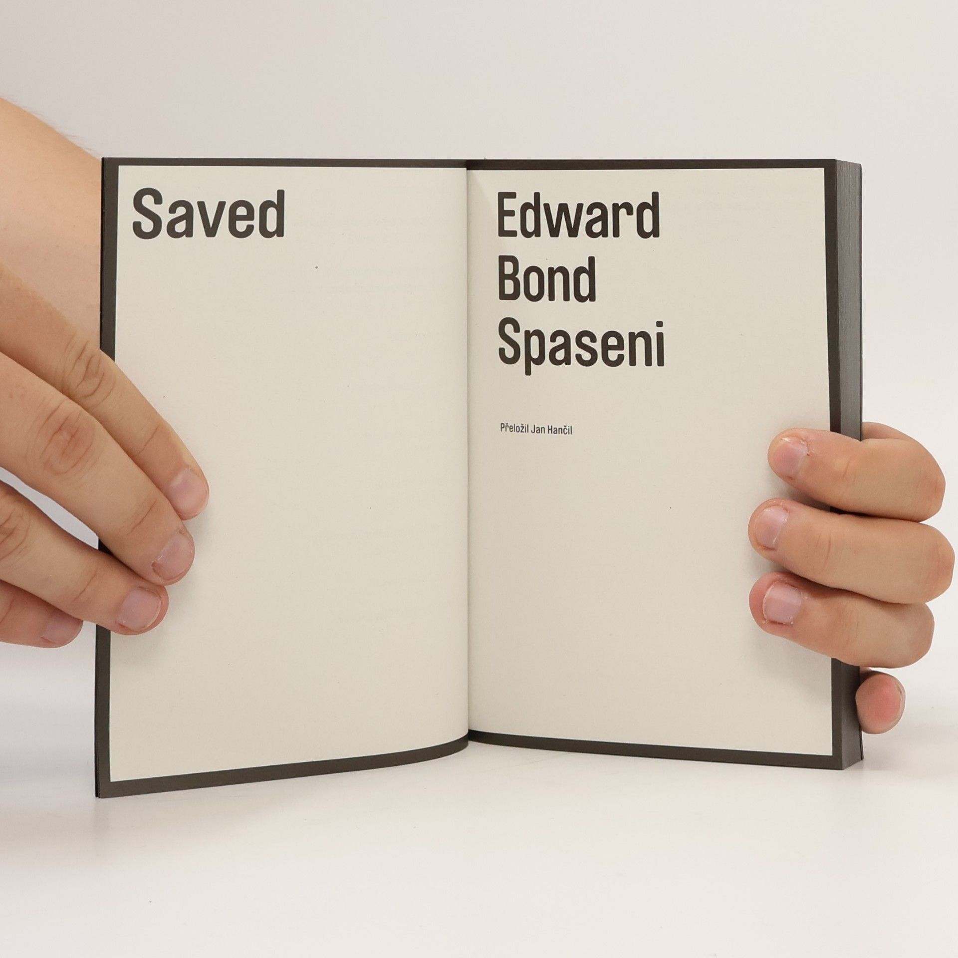 Edward Bond Spaseni. Činohra ND 2009-2010