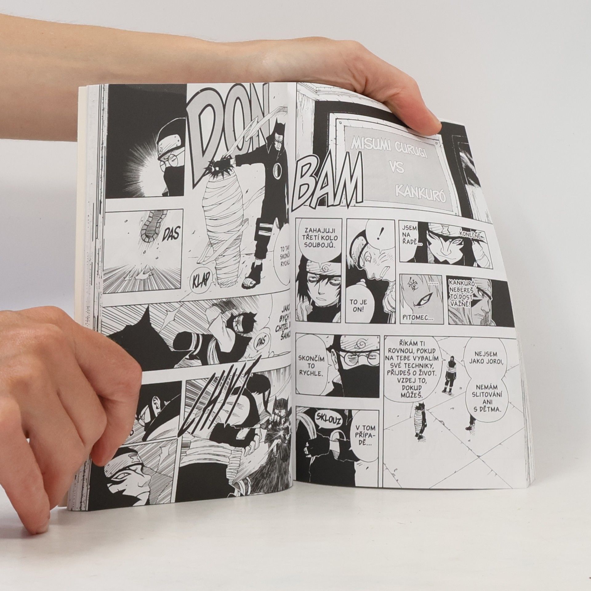 Masashi Kishimoto Naruto. 8. díl, Boj na život a na smrt