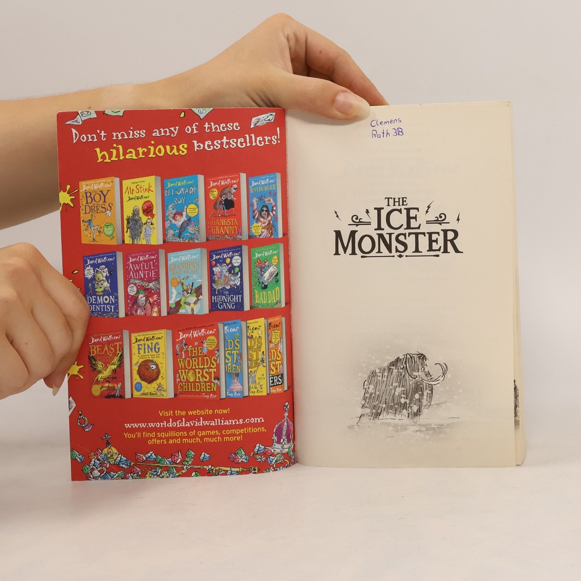 David Walliams Ice Monster