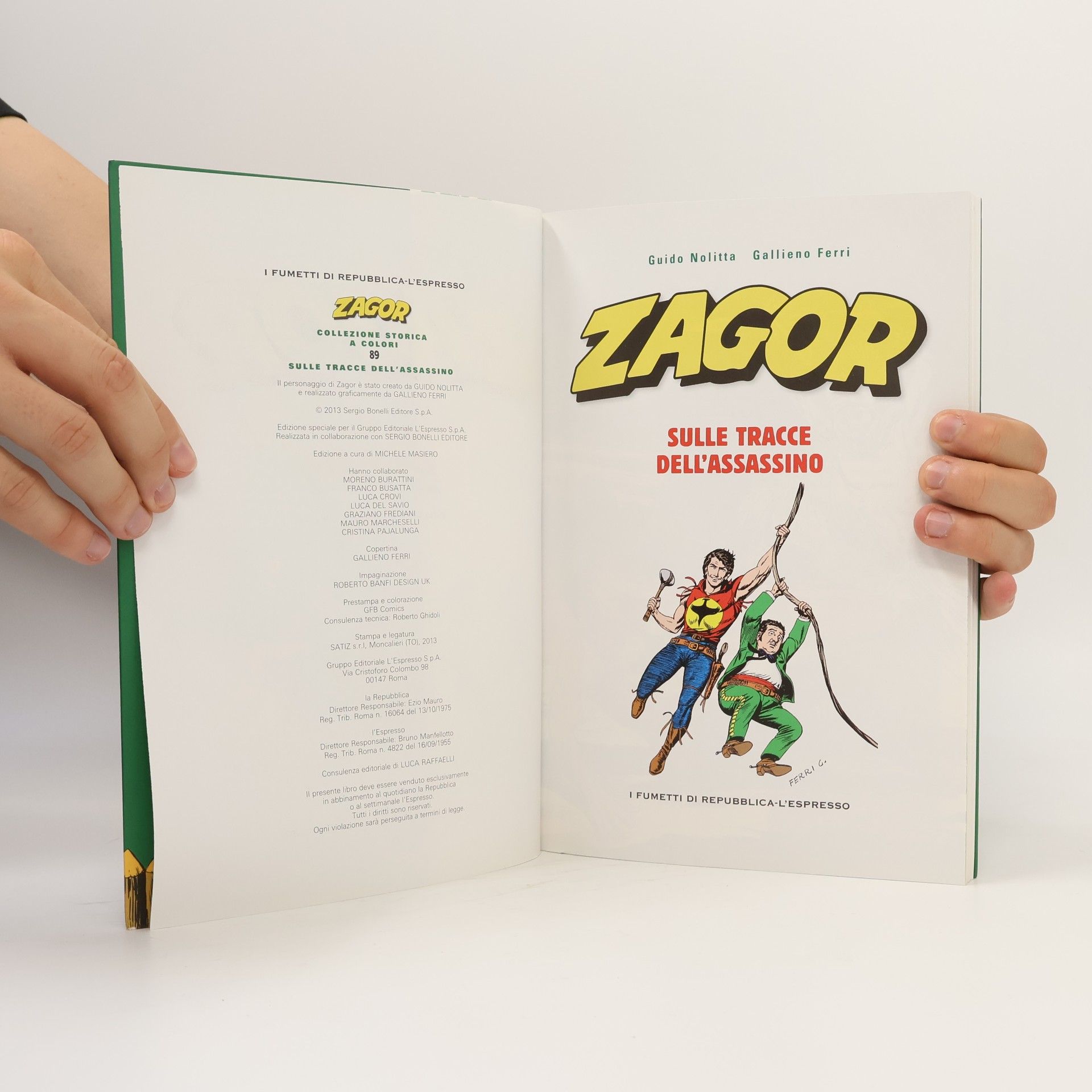 Guido Nolitta Zagor 89. Sulle tracce dell'assassino