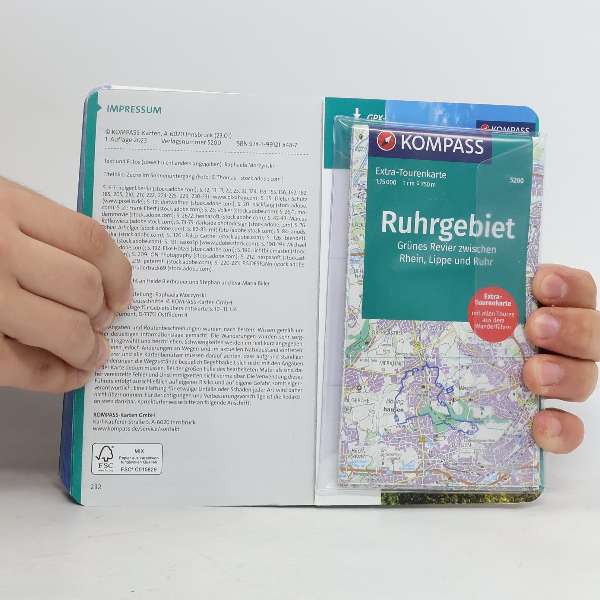 Raphaela Moczynski KOMPASS Wanderführer Ruhrgebiet, 50 Touren