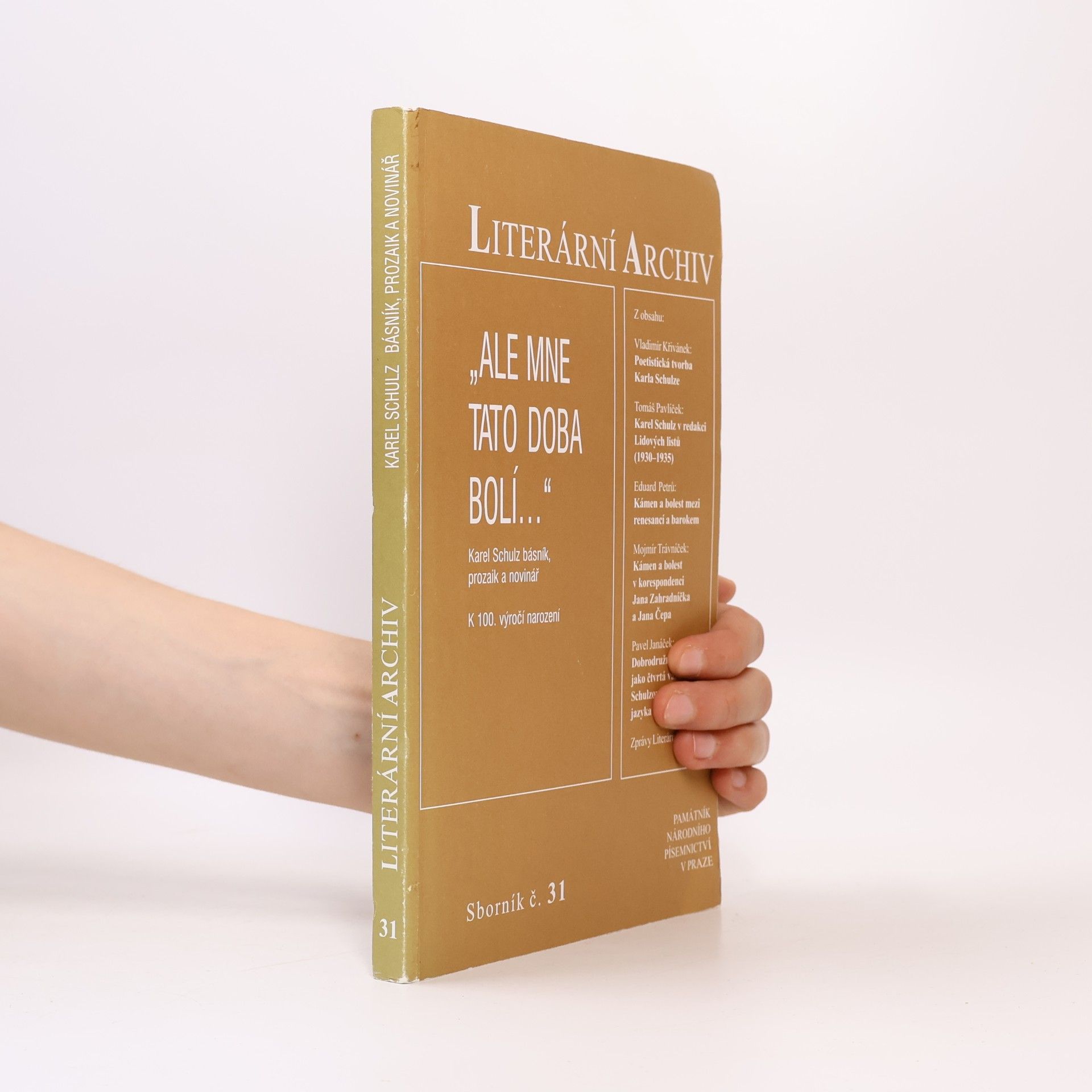 Kolektív autorov Literární archiv. Sborník č. 31