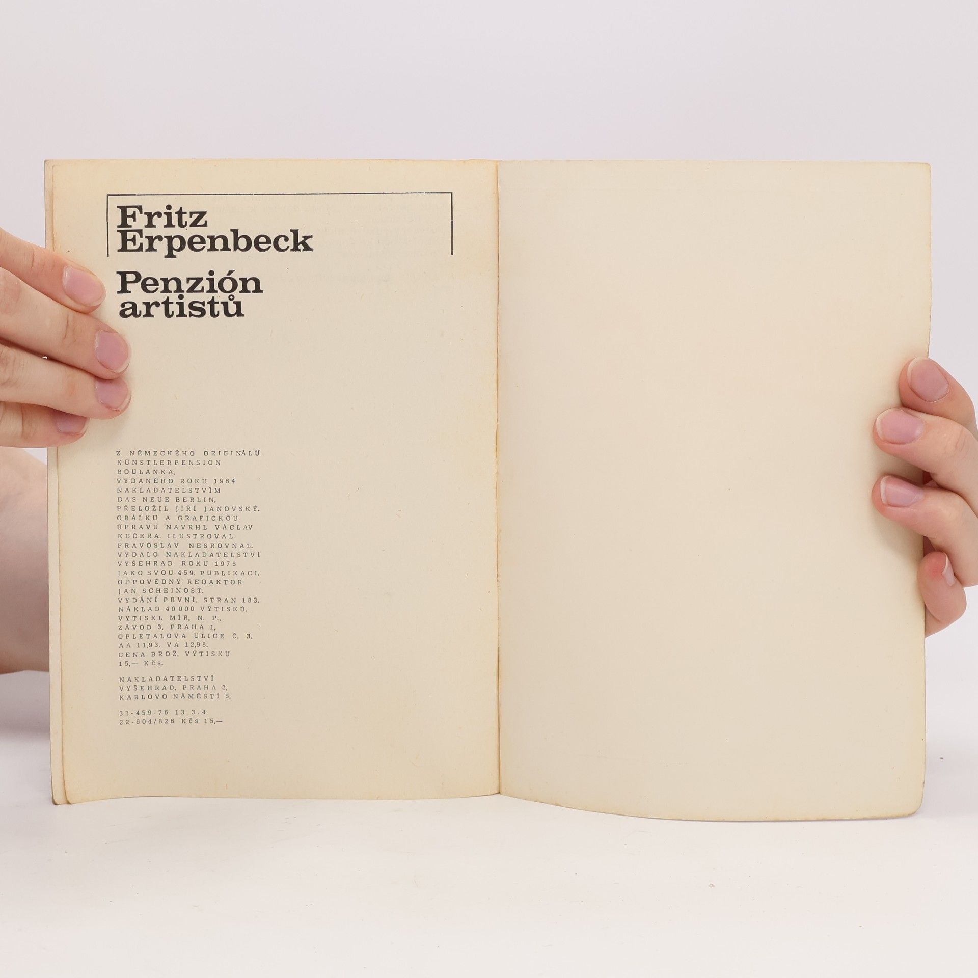 Fritz Erpenbeck Penzión artistů