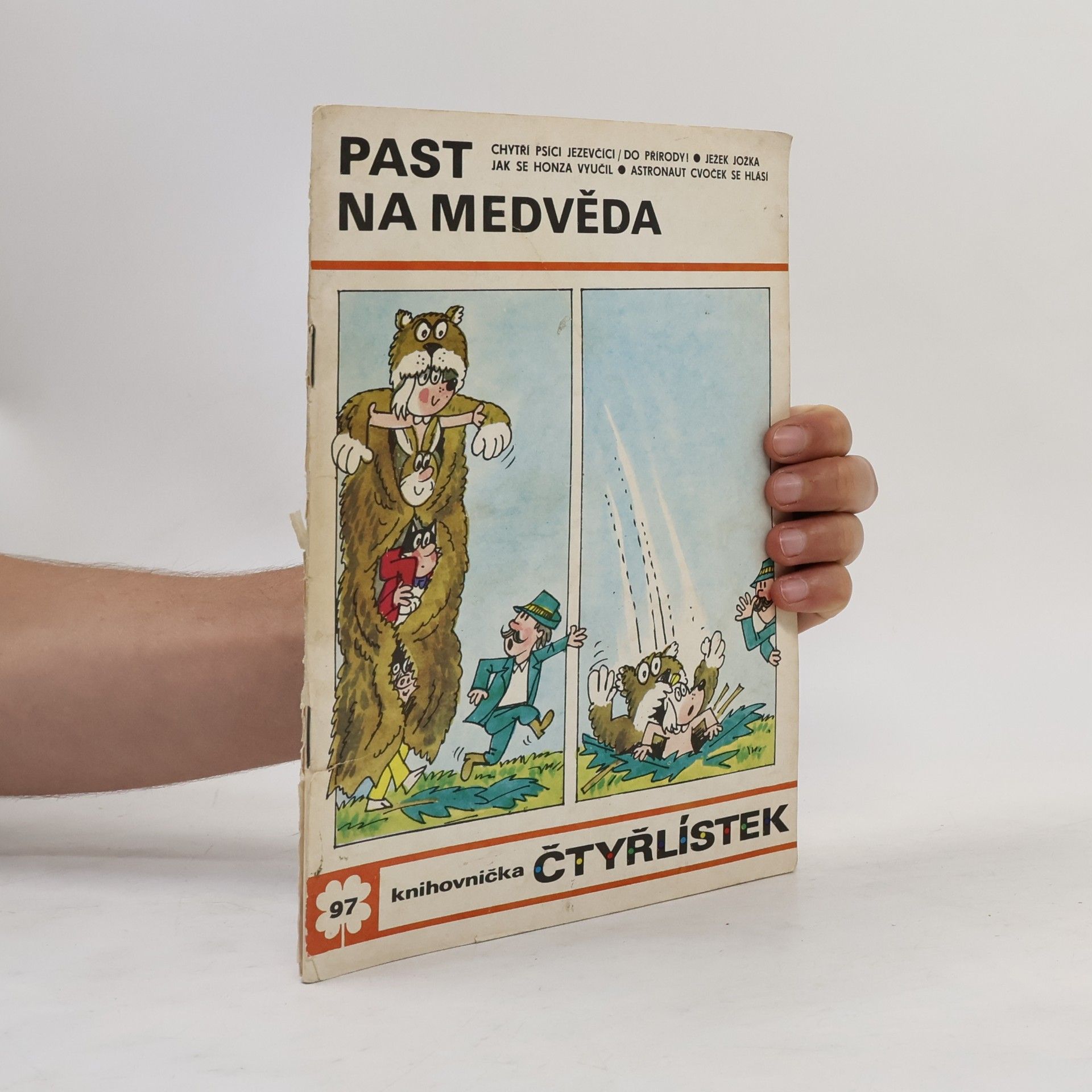 Jaroslav Němeček Čtyřlístek 97. Past na medvěda