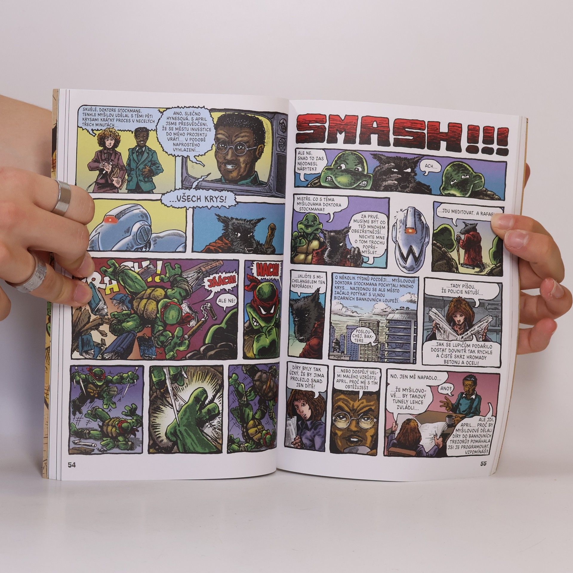 Kevin B. Eastman Želvy Ninja. Menu číslo 1