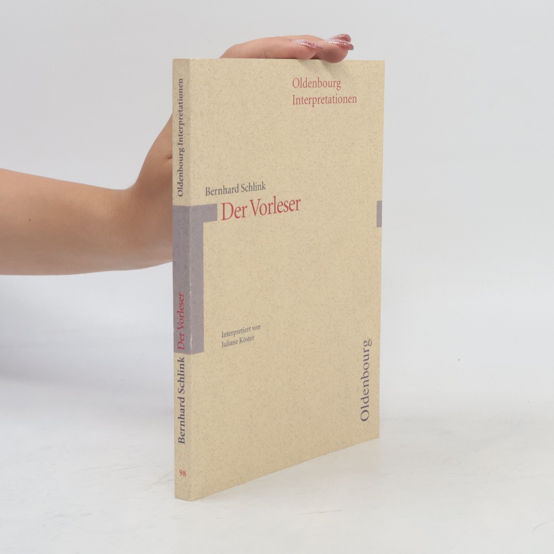 Juliane Köster Bernhard Schlink, Der Vorleser