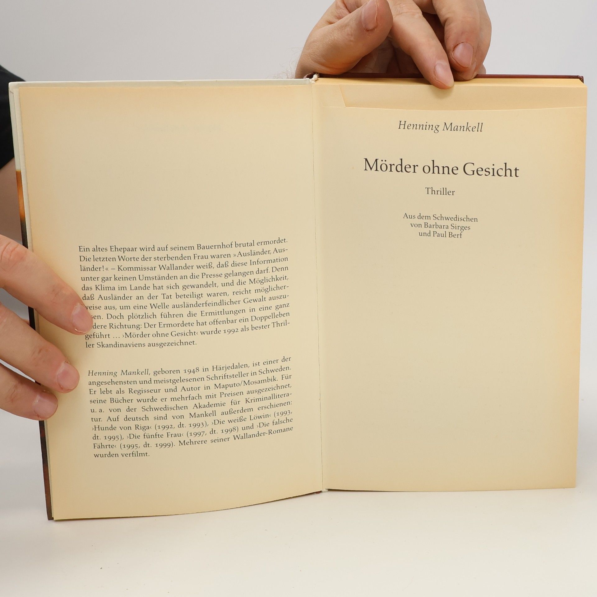 Henning Mankell Mörder ohne Gesicht